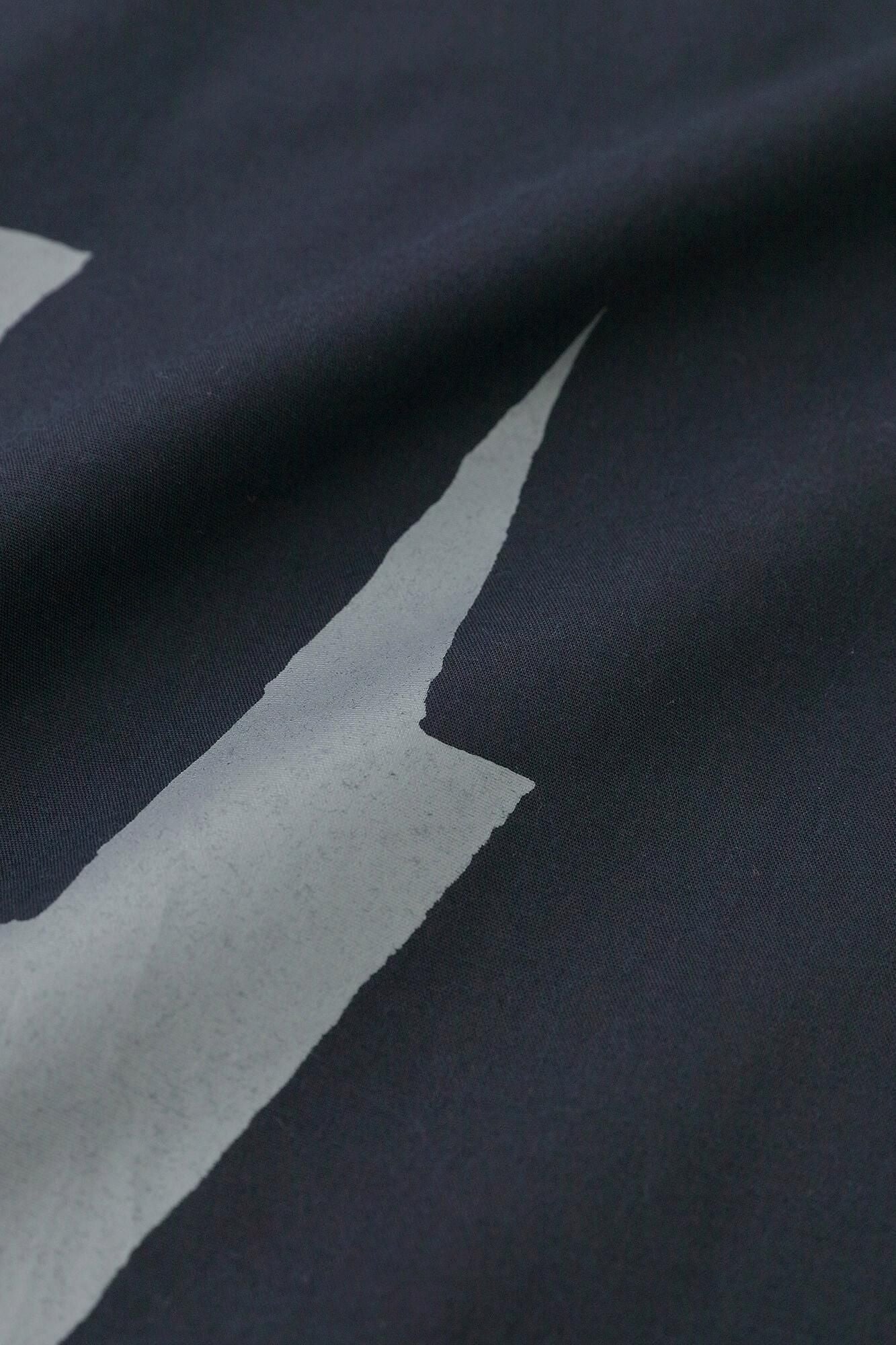 Cotton Tencel Gran Shirt Dress / Thunderbolt Dark Blue