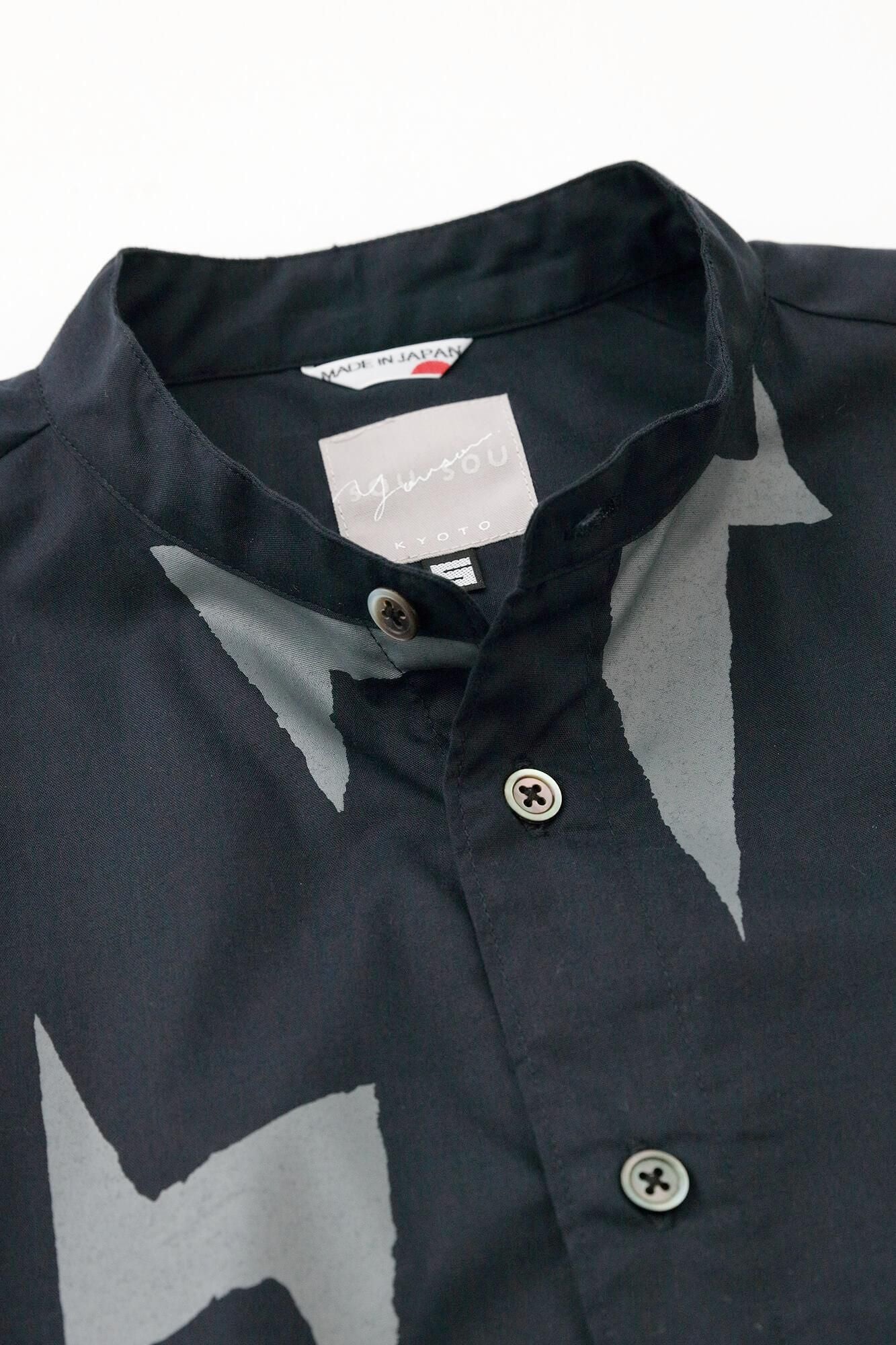 棉花架支架领子衬衫SP/天蓝色