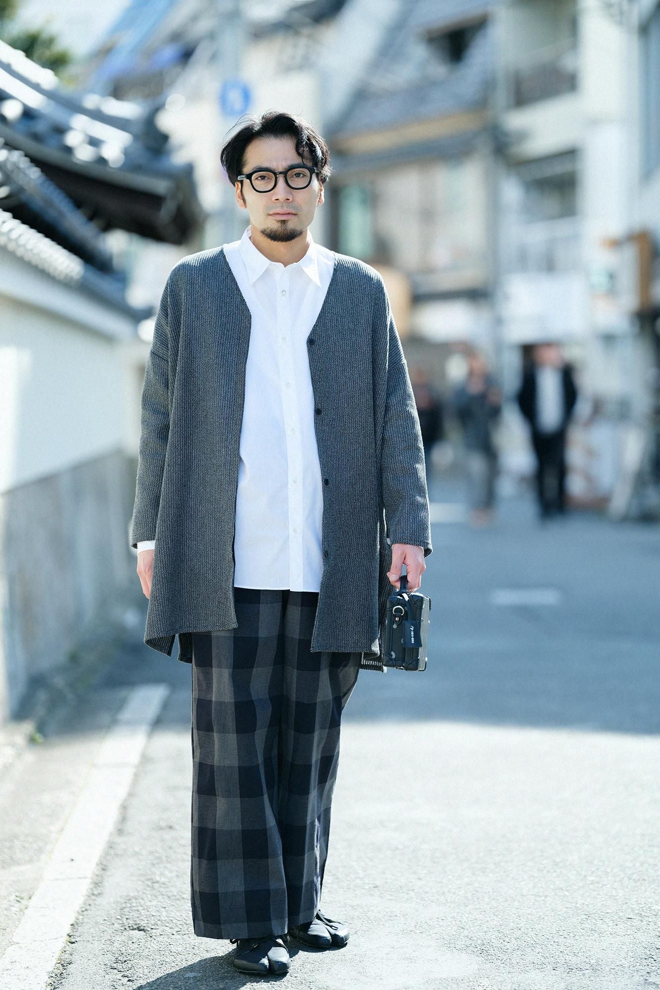 200雙線密織平紋布襯衫/白色