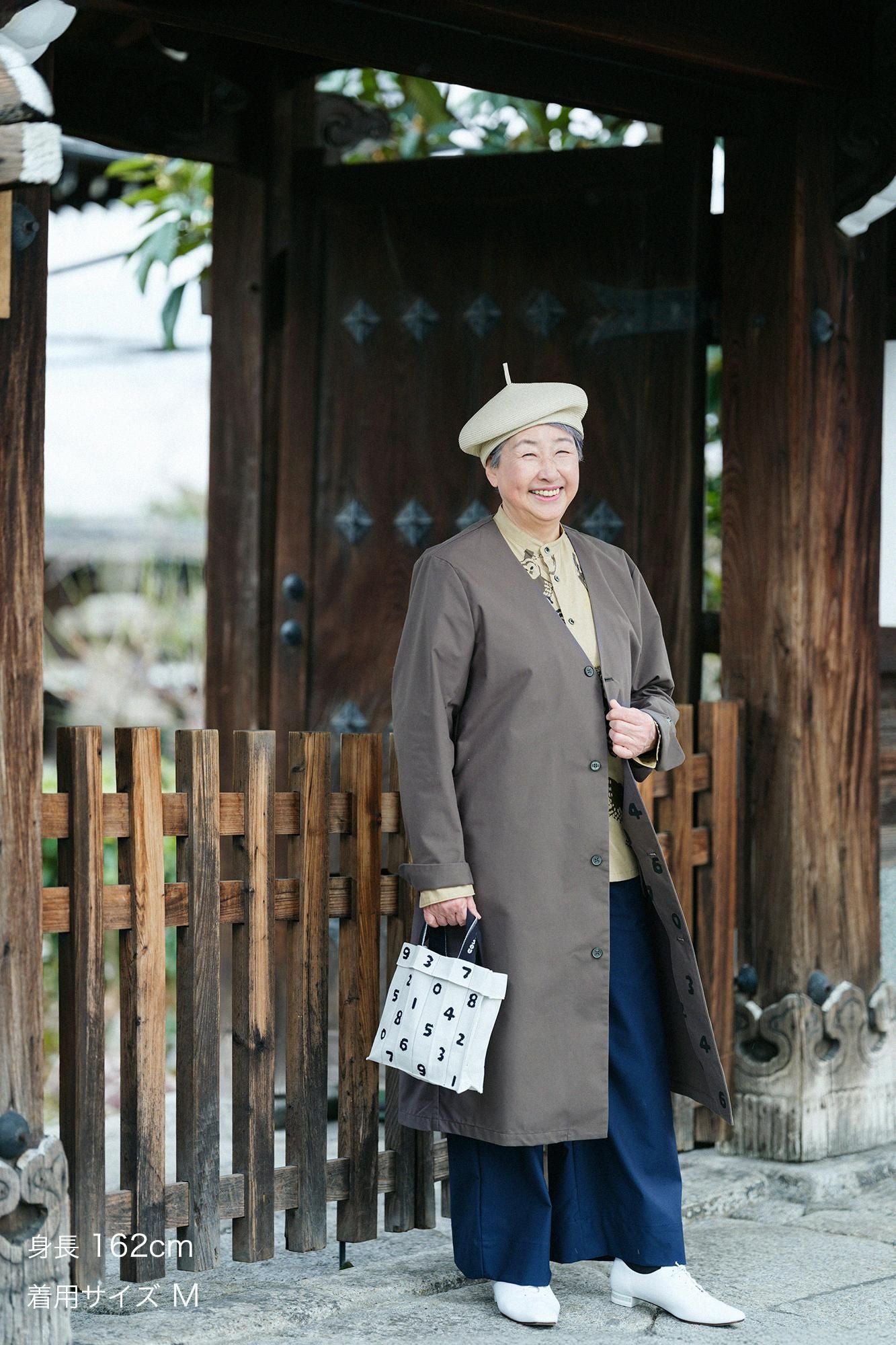 撥水 ウェザークロス C.L.ロングコート/海松茶(みるちゃ)×SO-SU-U