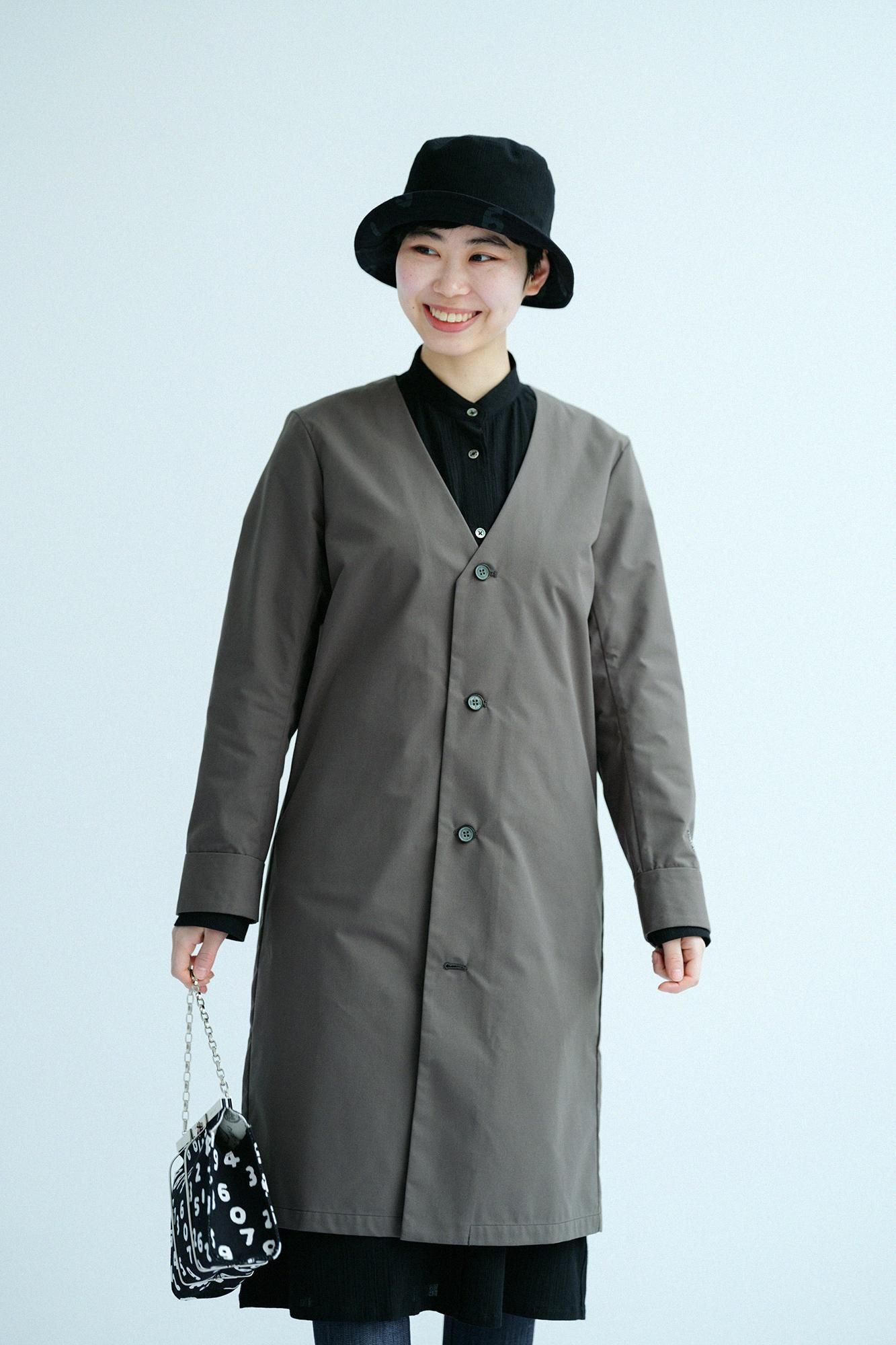 撥水 ウェザークロス C.L.ロングコート/海松茶(みるちゃ)×SO-SU-U