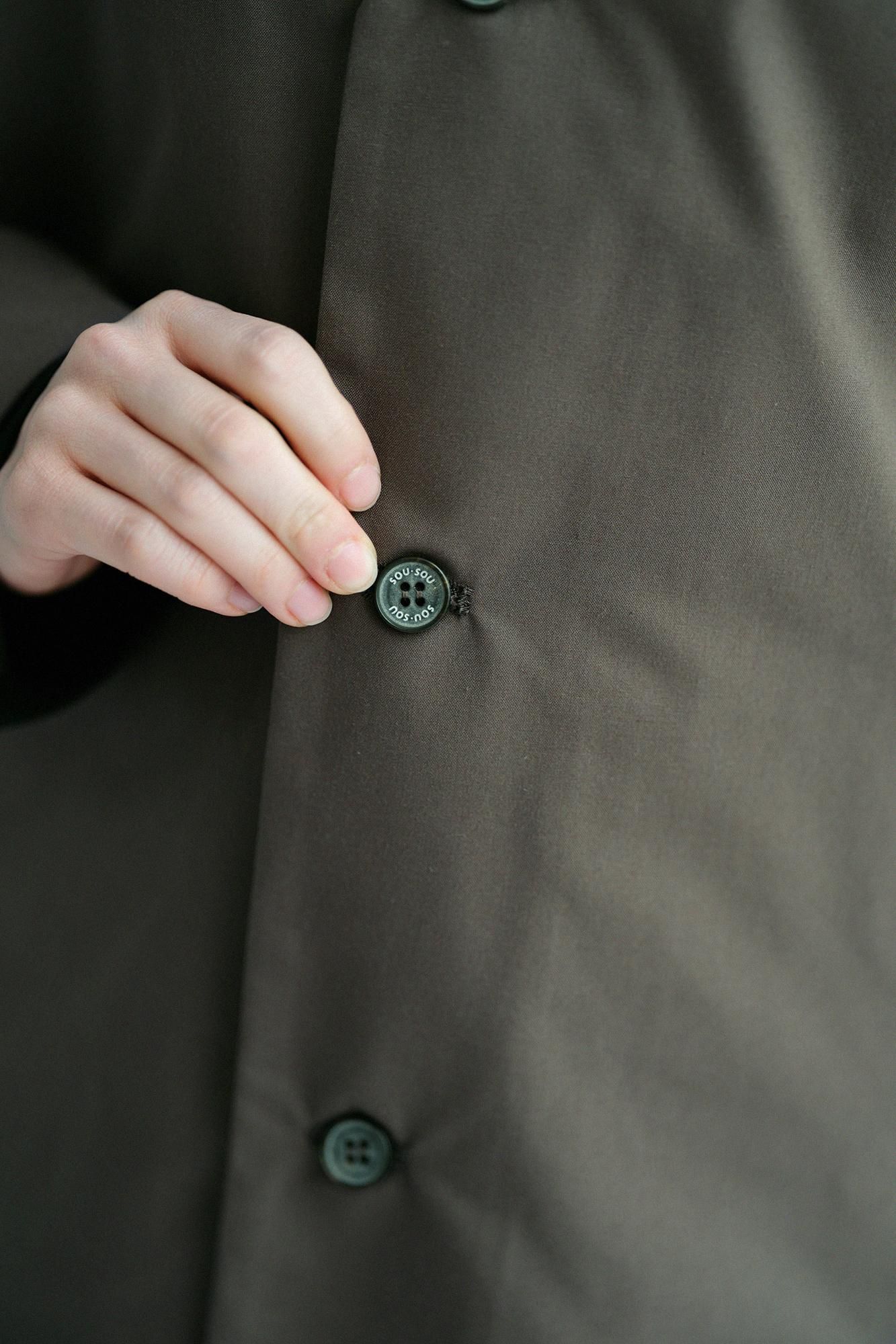 撥水 ウェザークロス C.L.ロングコート/海松茶(みるちゃ)×SO-SU-U