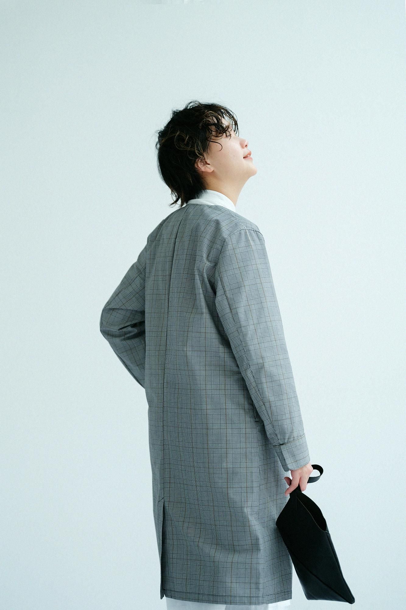 撥水 ウェザークロス C.L.ロングコート/千鳥格子(ちどりこうし)×SO-SU-U