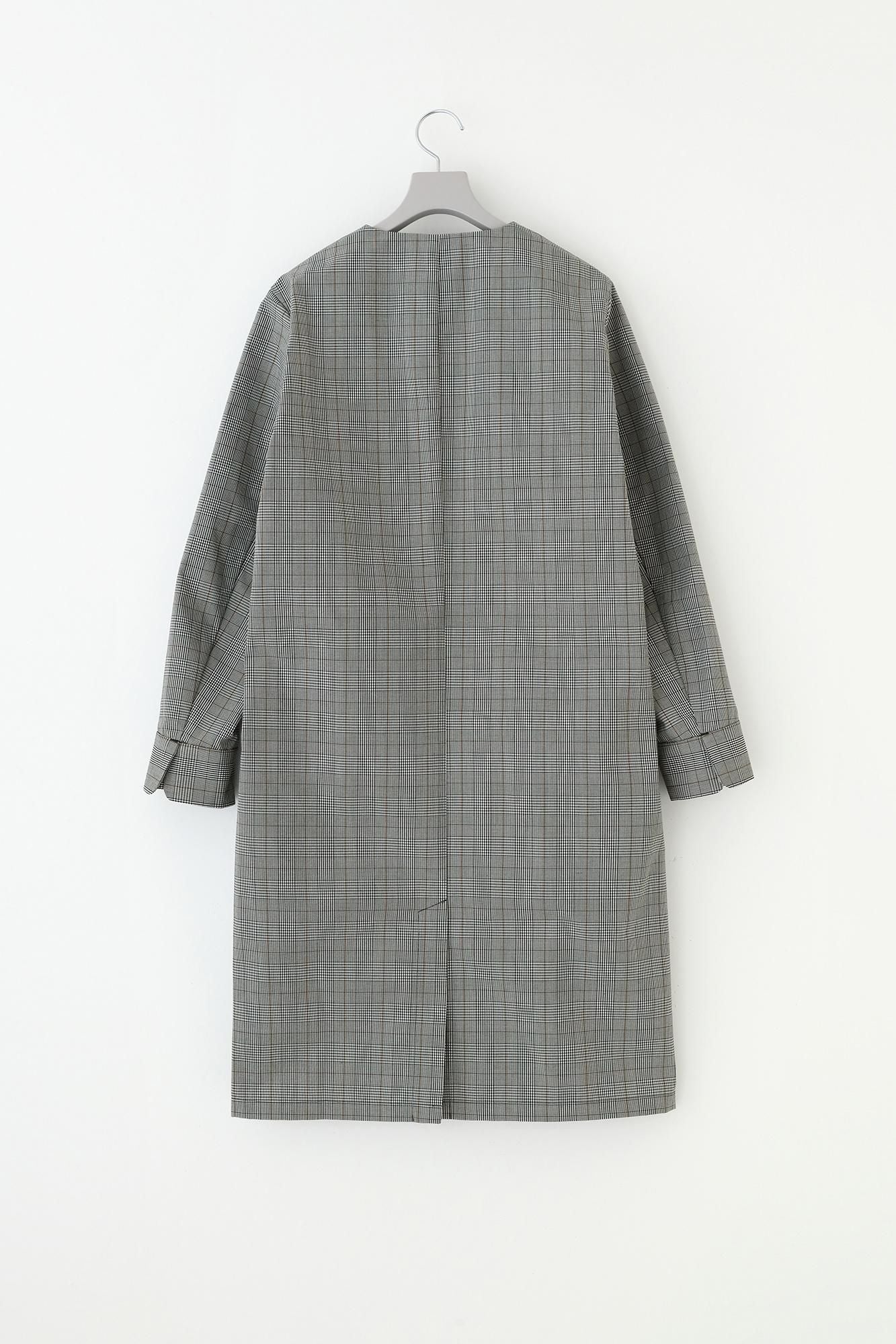 撥水 ウェザークロス C.L.ロングコート/千鳥格子(ちどりこうし)×SO-SU-U