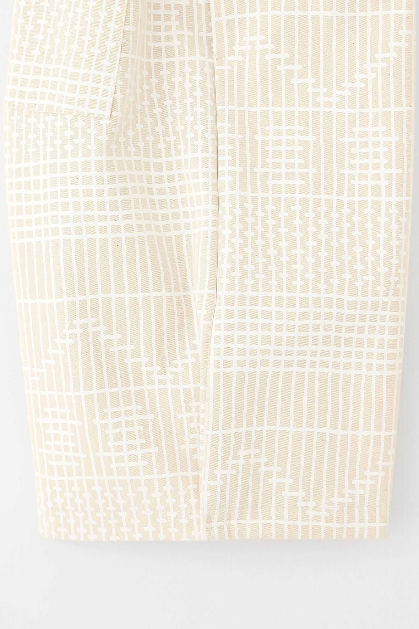 High Density Chino Cloth Easy Shorts / Muntin Raw White