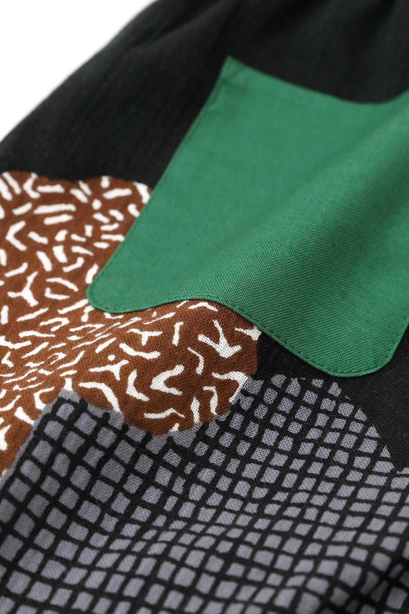 ●高島縮棉 20/20 短褲/槍袋紋樣