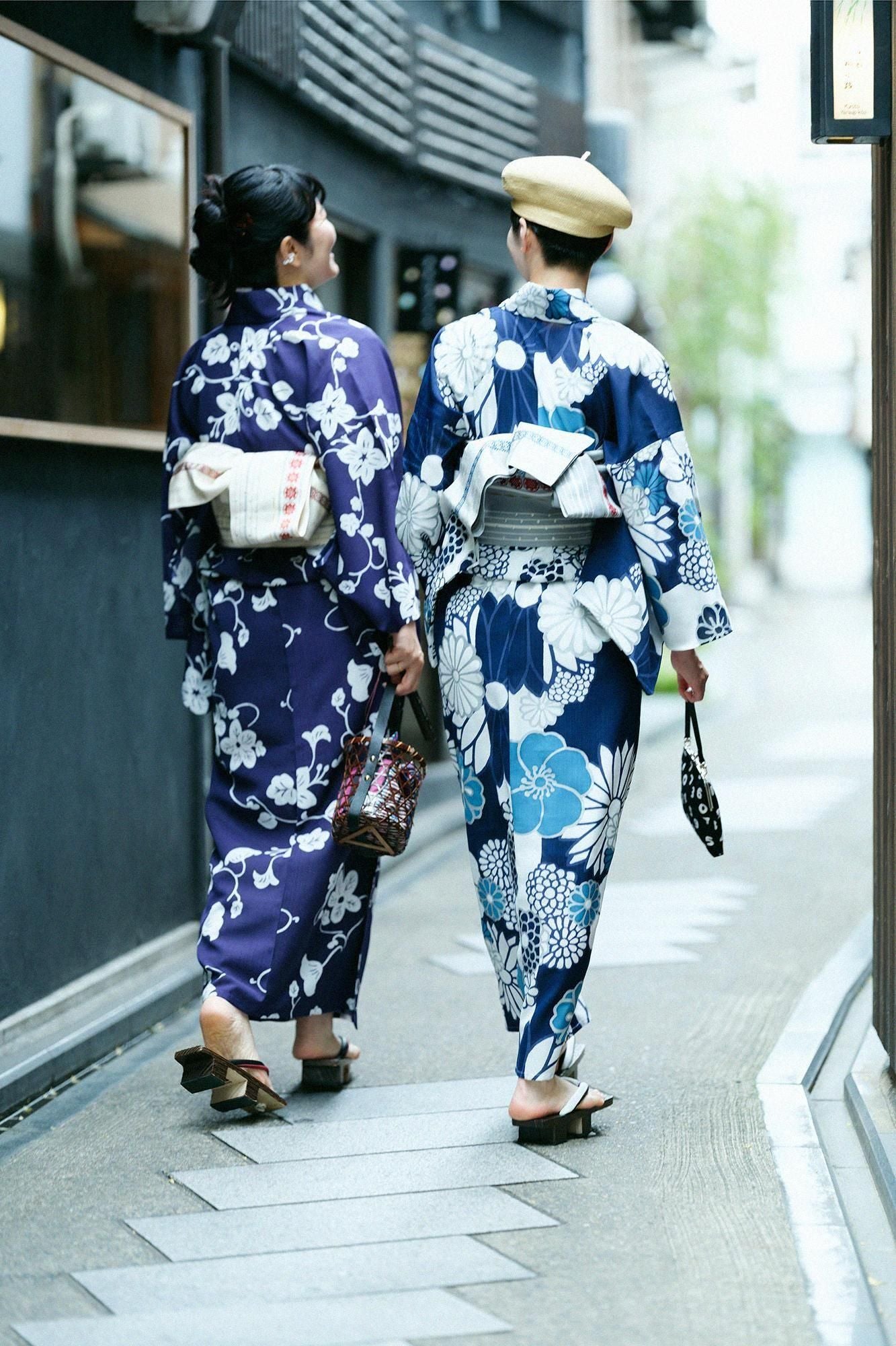 Kosugi Orimono's CEOα Yukata / Graceful