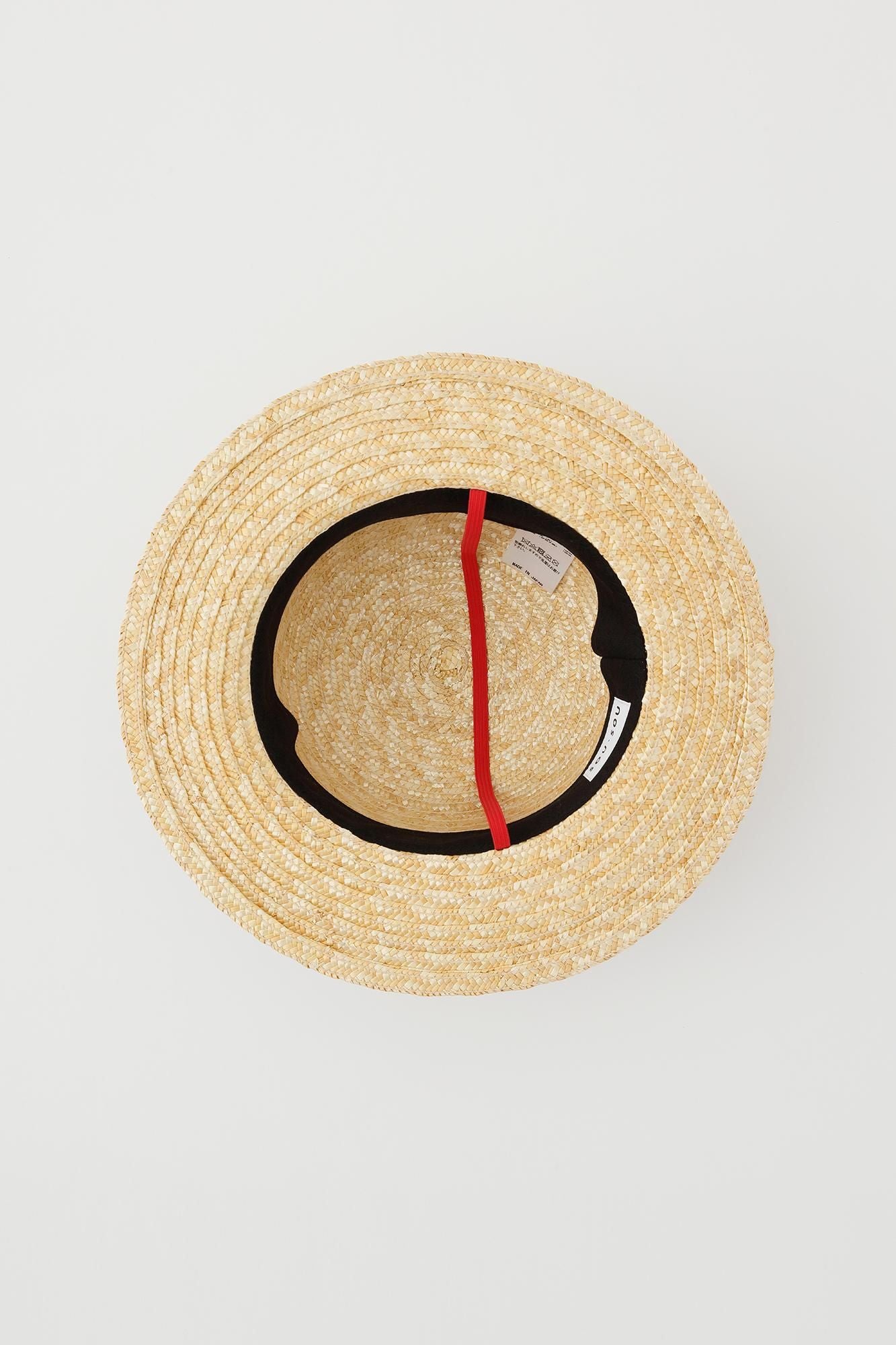 ● Wheat straw hat / Chrysanthemum White