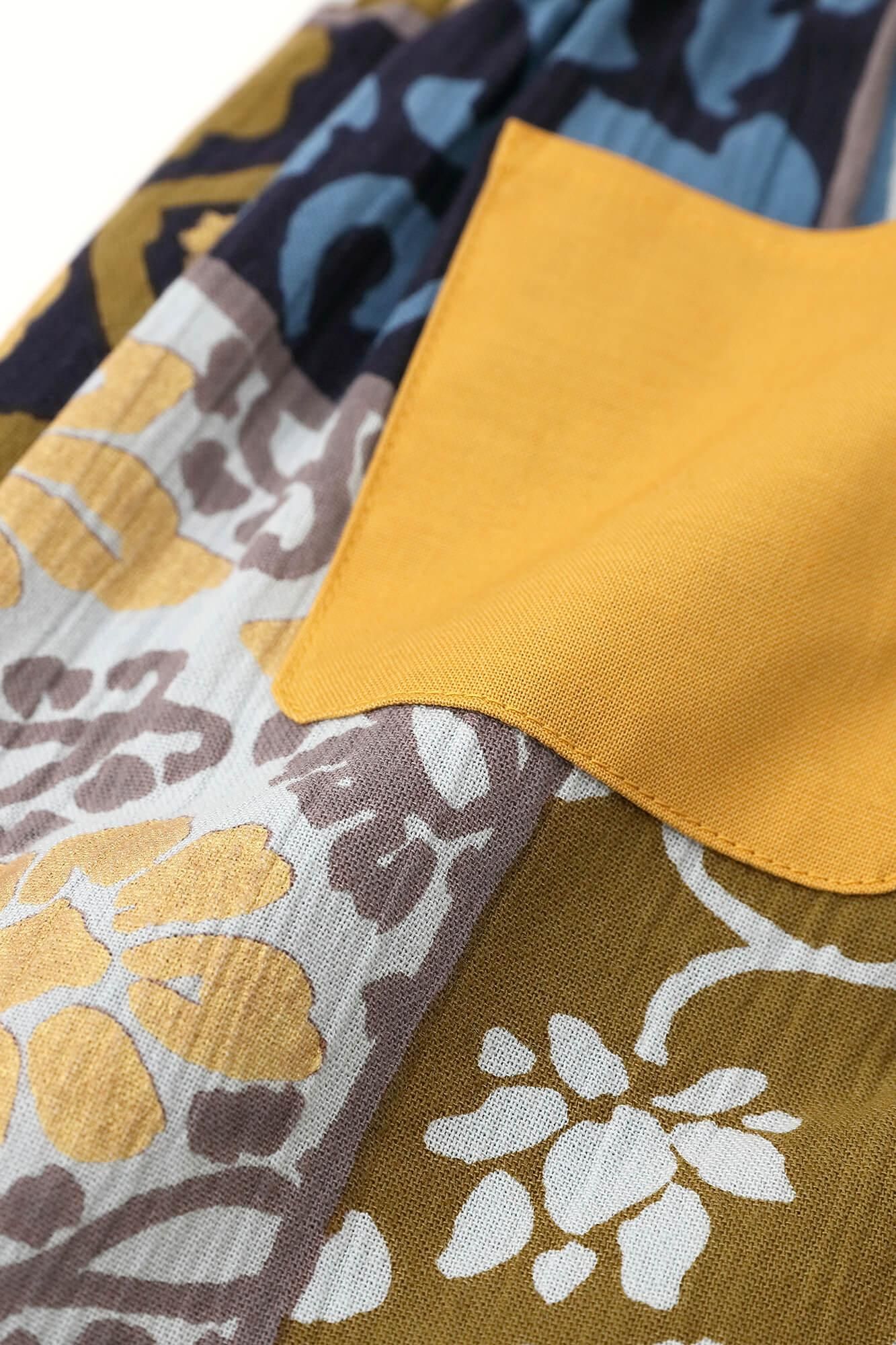 ●たかしまちぢみ 20/20 みじかもんぺ/きんぎんらんどんすとう ぬいあわせ うつし