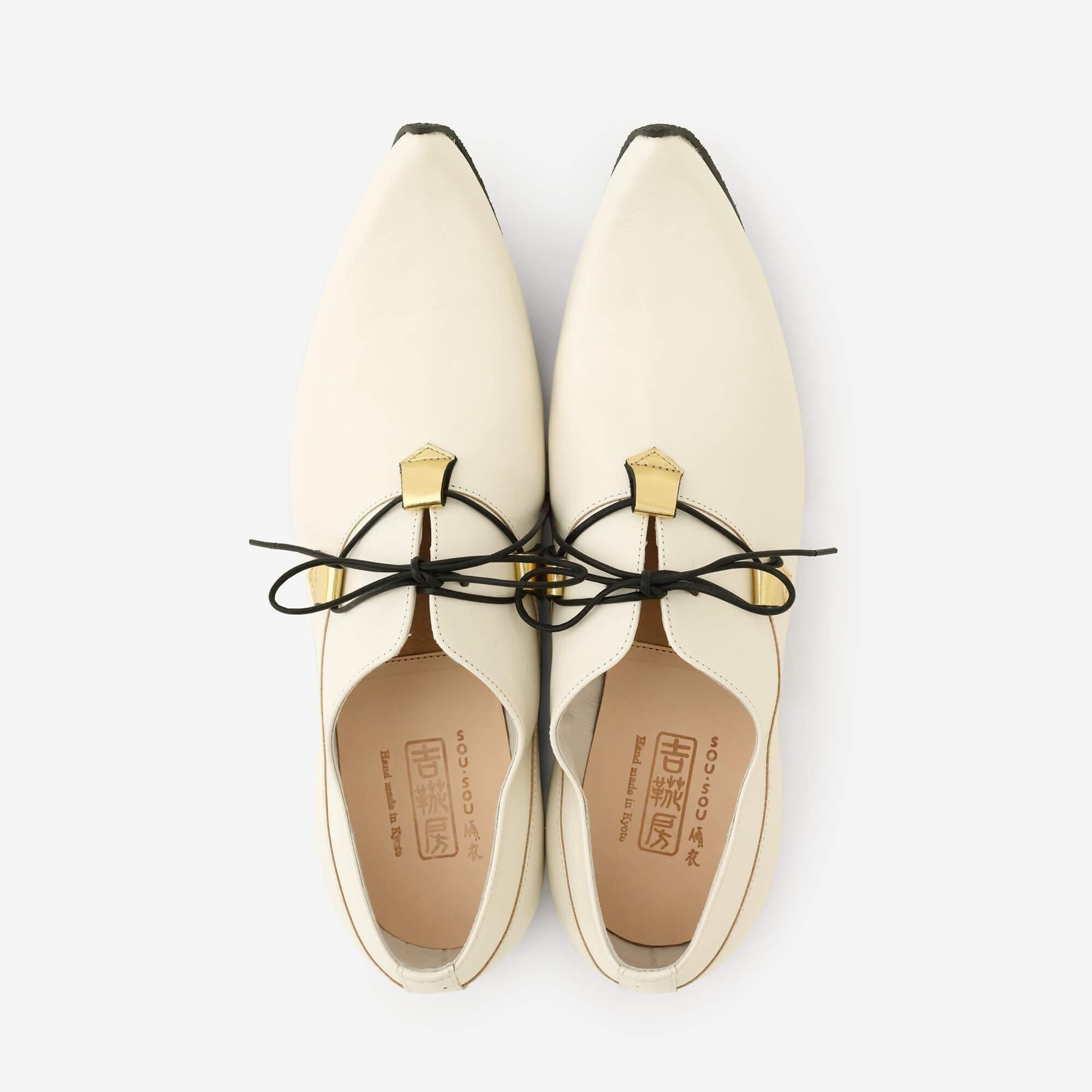 貫 SOU・SOU傾衣×吉靴房/白色 【※約需8個月送達】