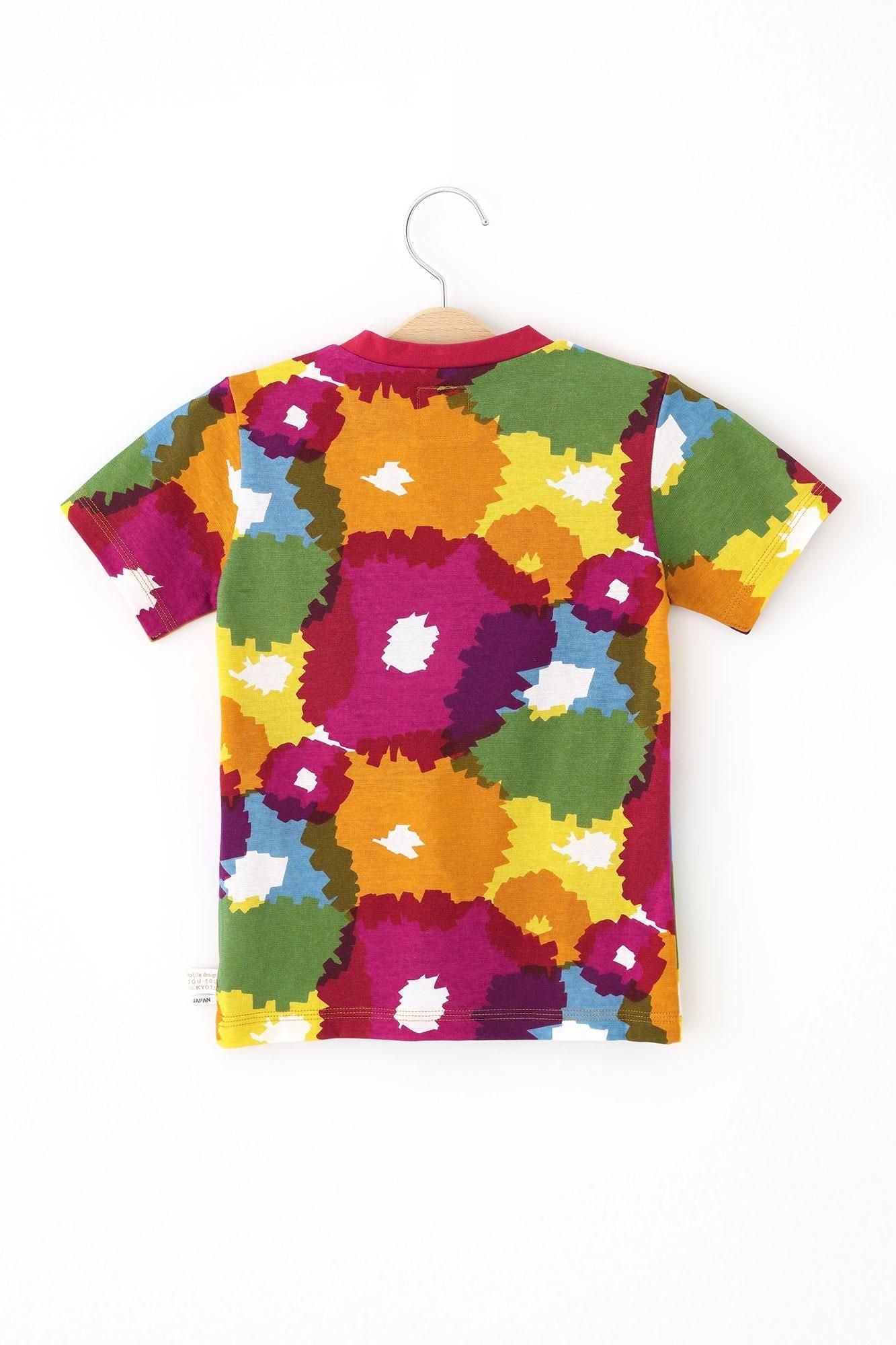 ●方領上衣/盛開