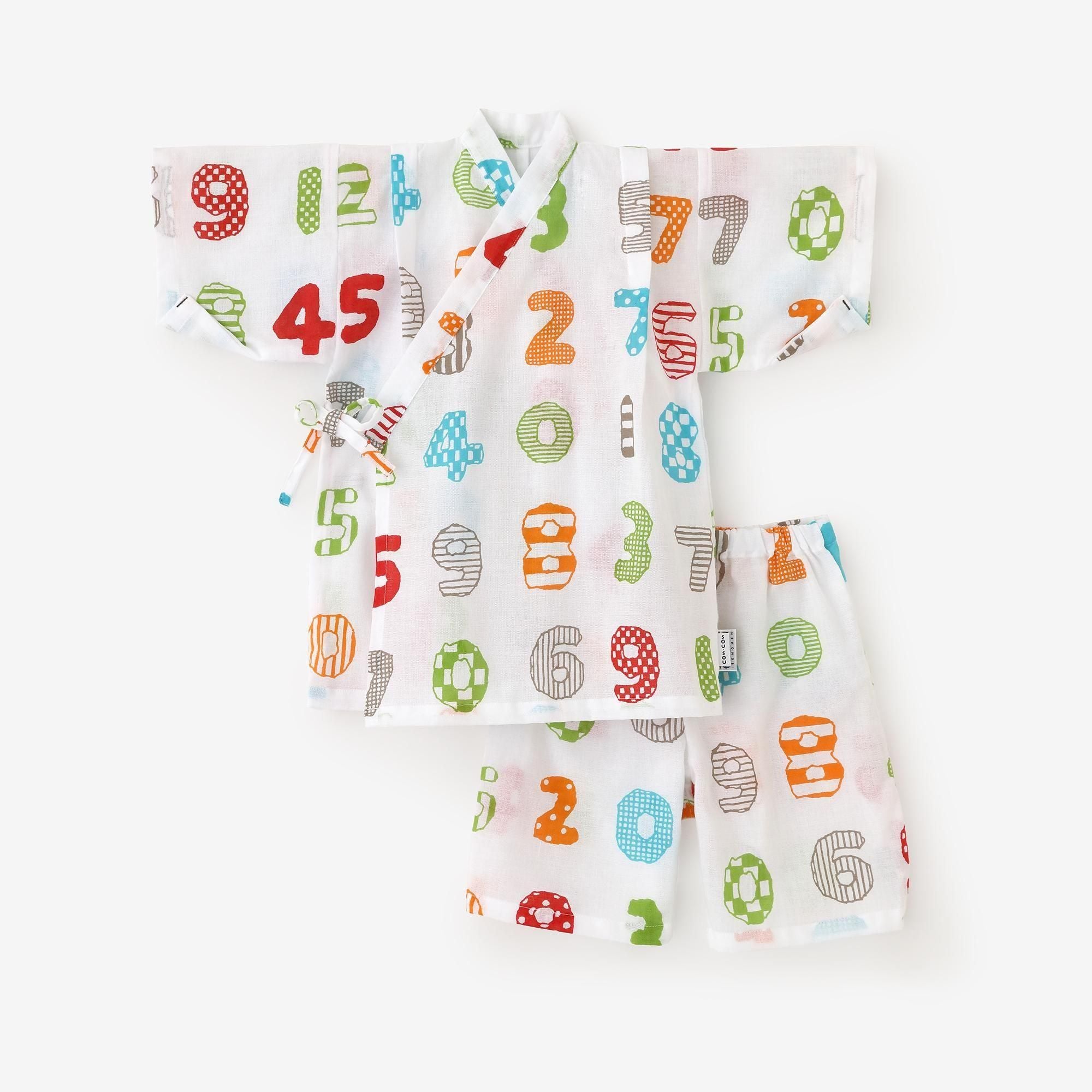 ○Isemomen Cotton Jinbei Set / Playing with Numbers