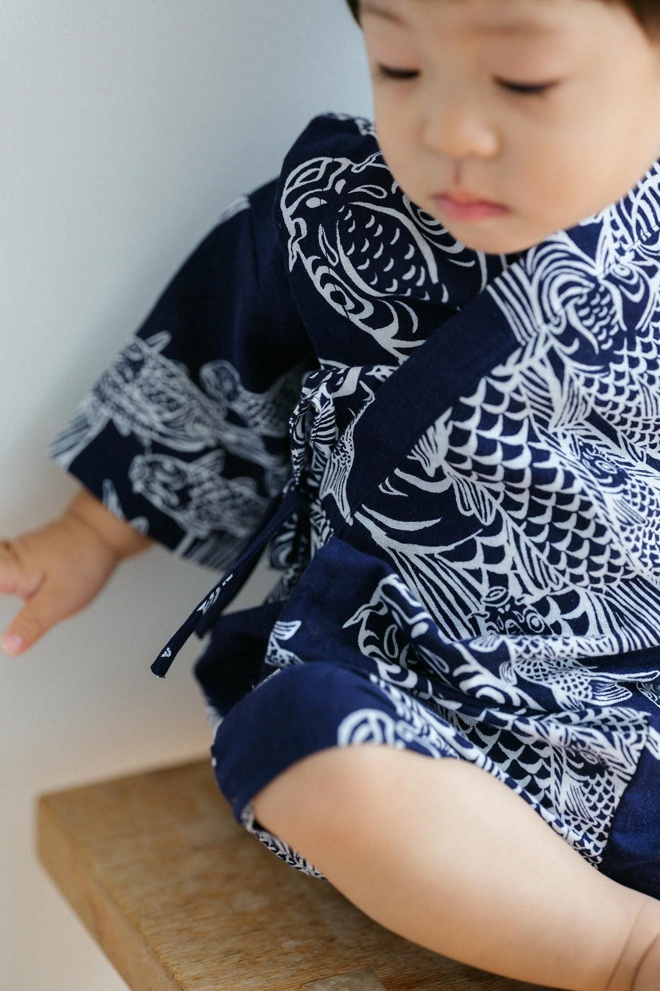 ● Isemomen Children's Jinbei / Keyan's Carp