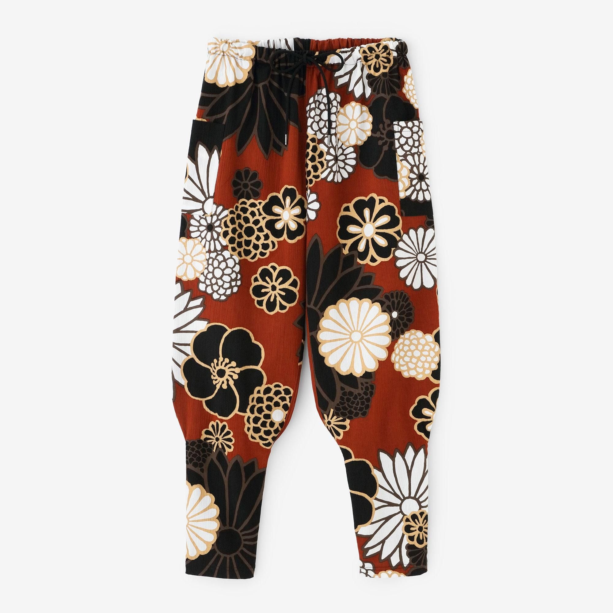 高島縮棉 20/20 哈倫褲/金襴緞子