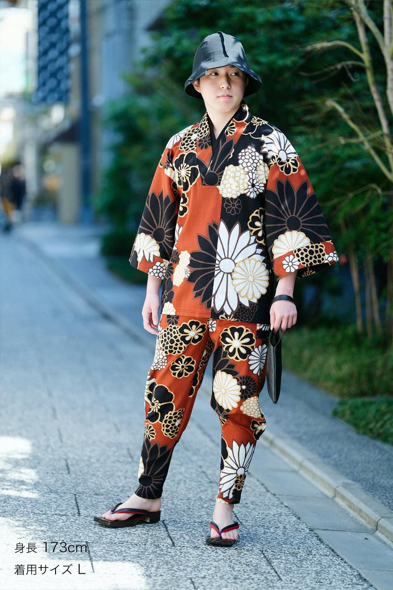 高島縮棉 20/20 哈倫褲/金襴緞子