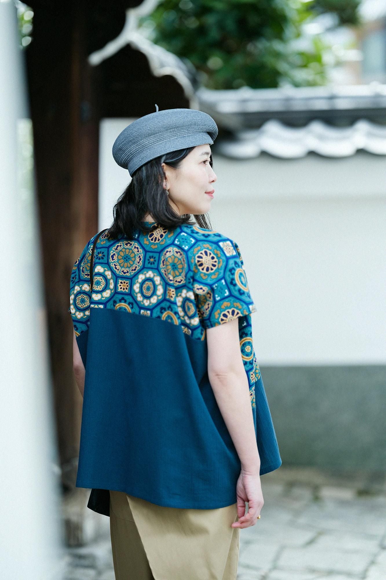 Takashima Jiji 20/20 Shikukui Kumi Schultermuster / Karei Ryokugyokuiro x Tetsuiro