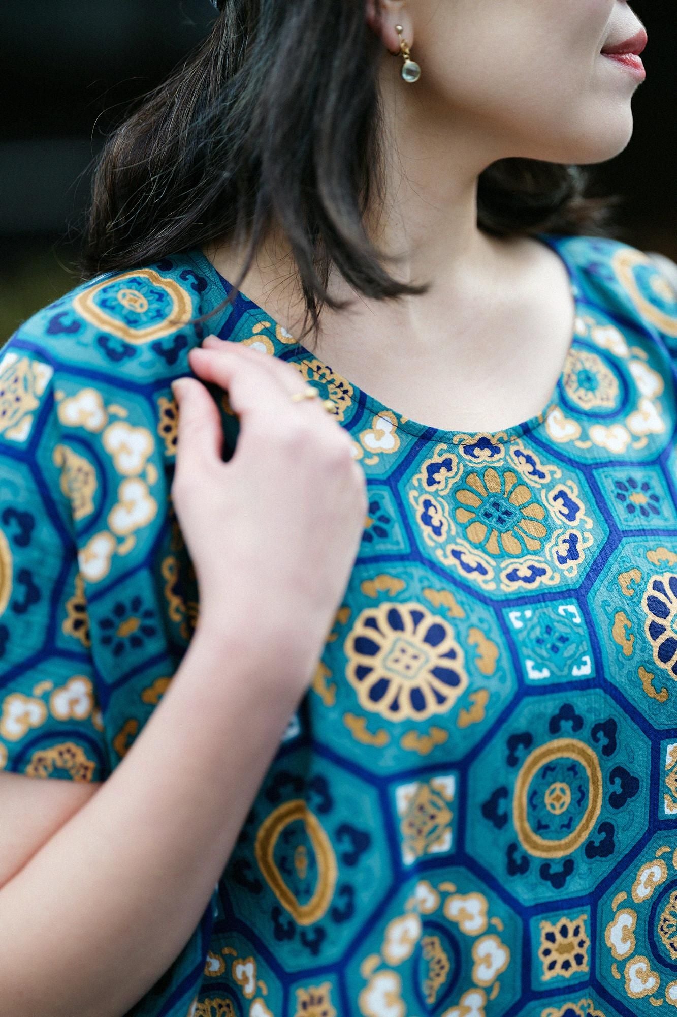 Takashima Jiji 20/20 Shikukui Kumi Schultermuster / Karei Ryokugyokuiro x Tetsuiro