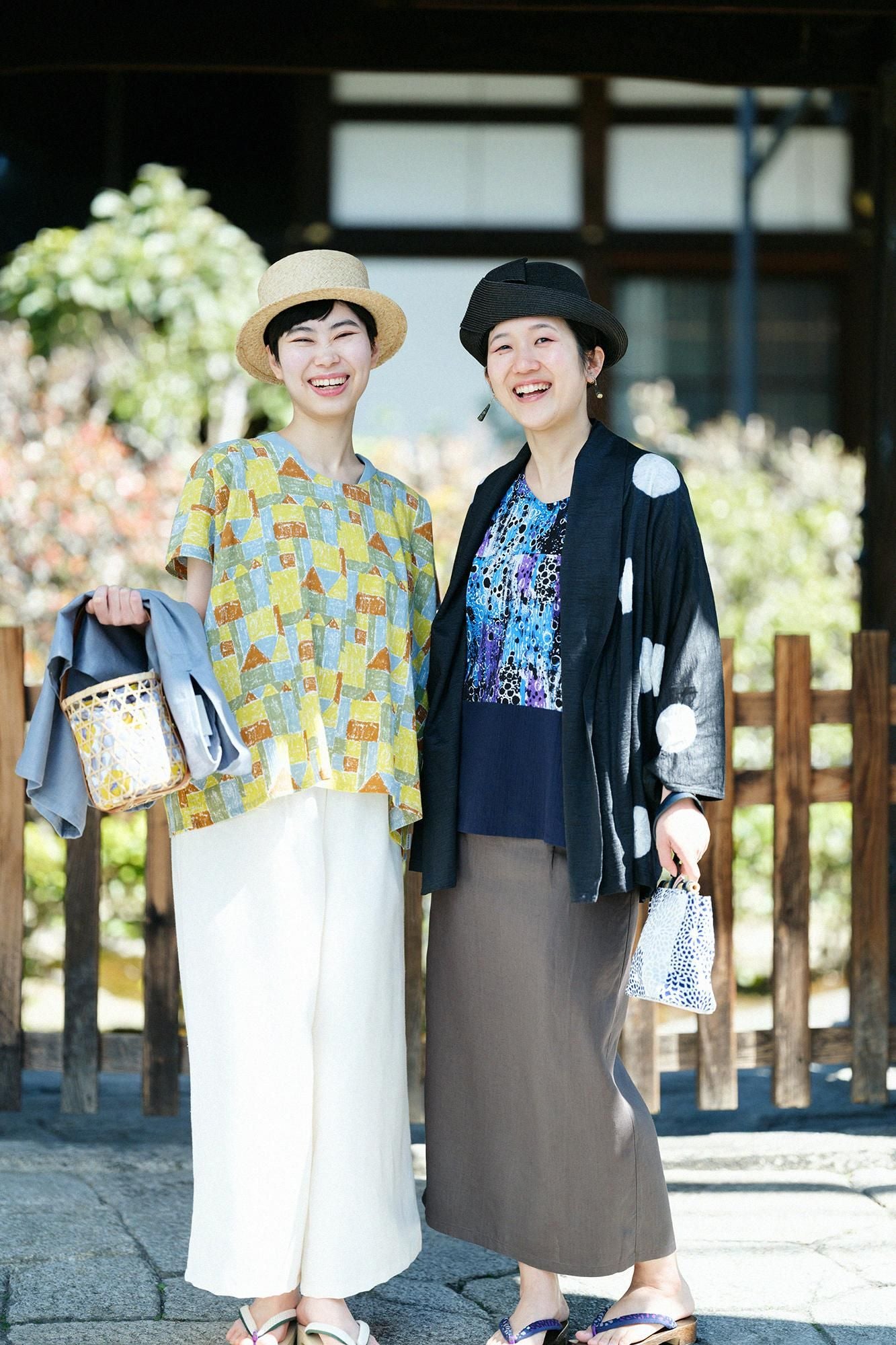 高島縮棉 20/20方形上衣/積木之家