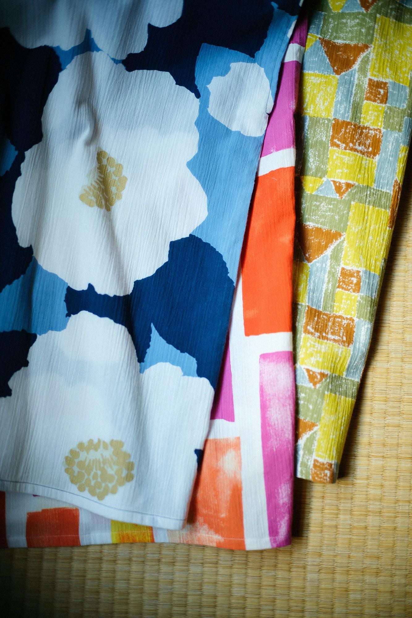 高島縮棉 20/20方形上衣/積木之家