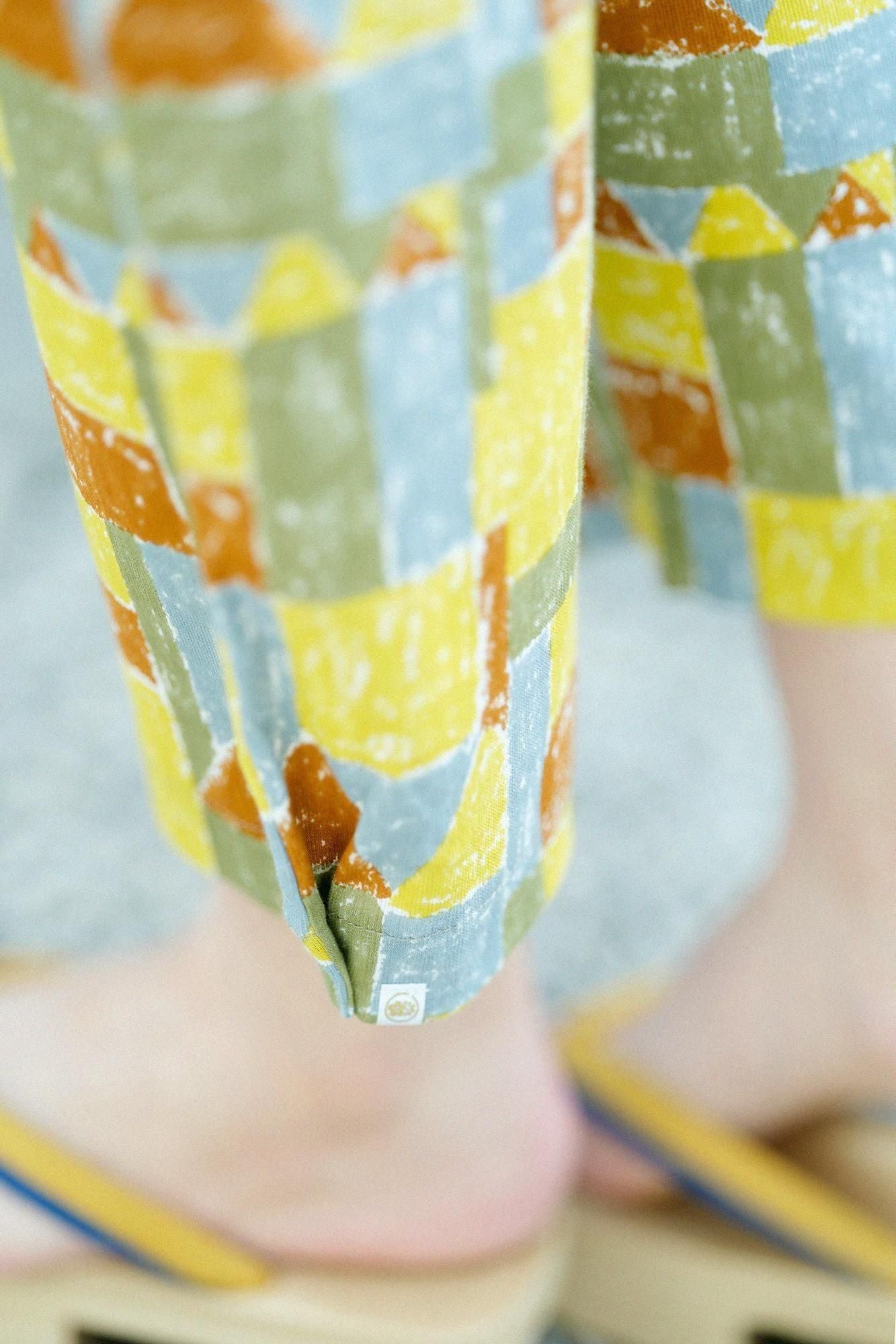 高島縮棉 40/40 細腿褲/積木之家