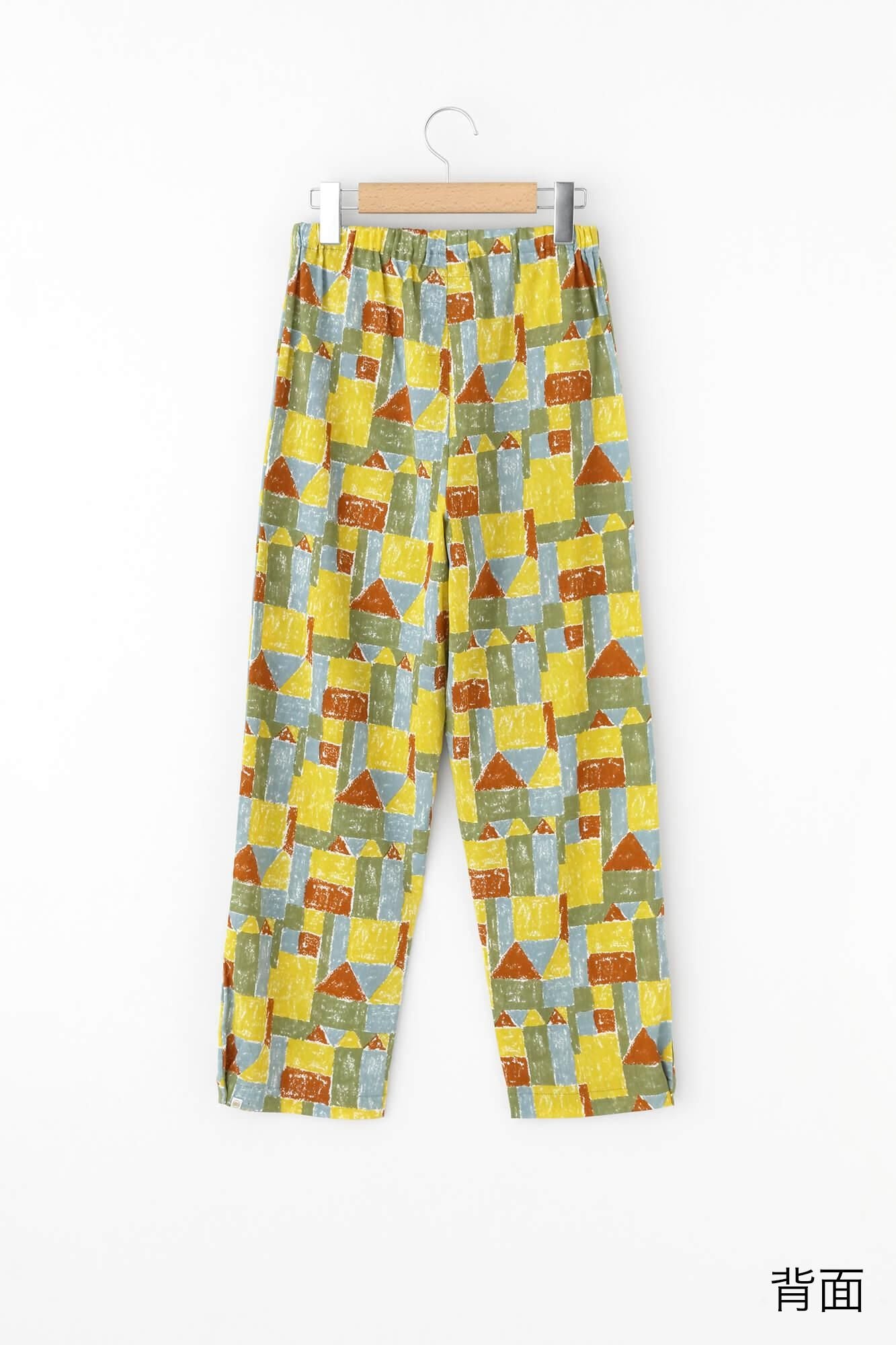 高島縮棉 40/40 細腿褲/積木之家