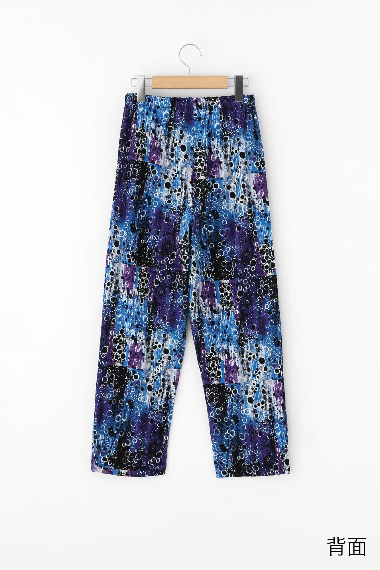 高島縮棉 40/40 細腿褲/天目