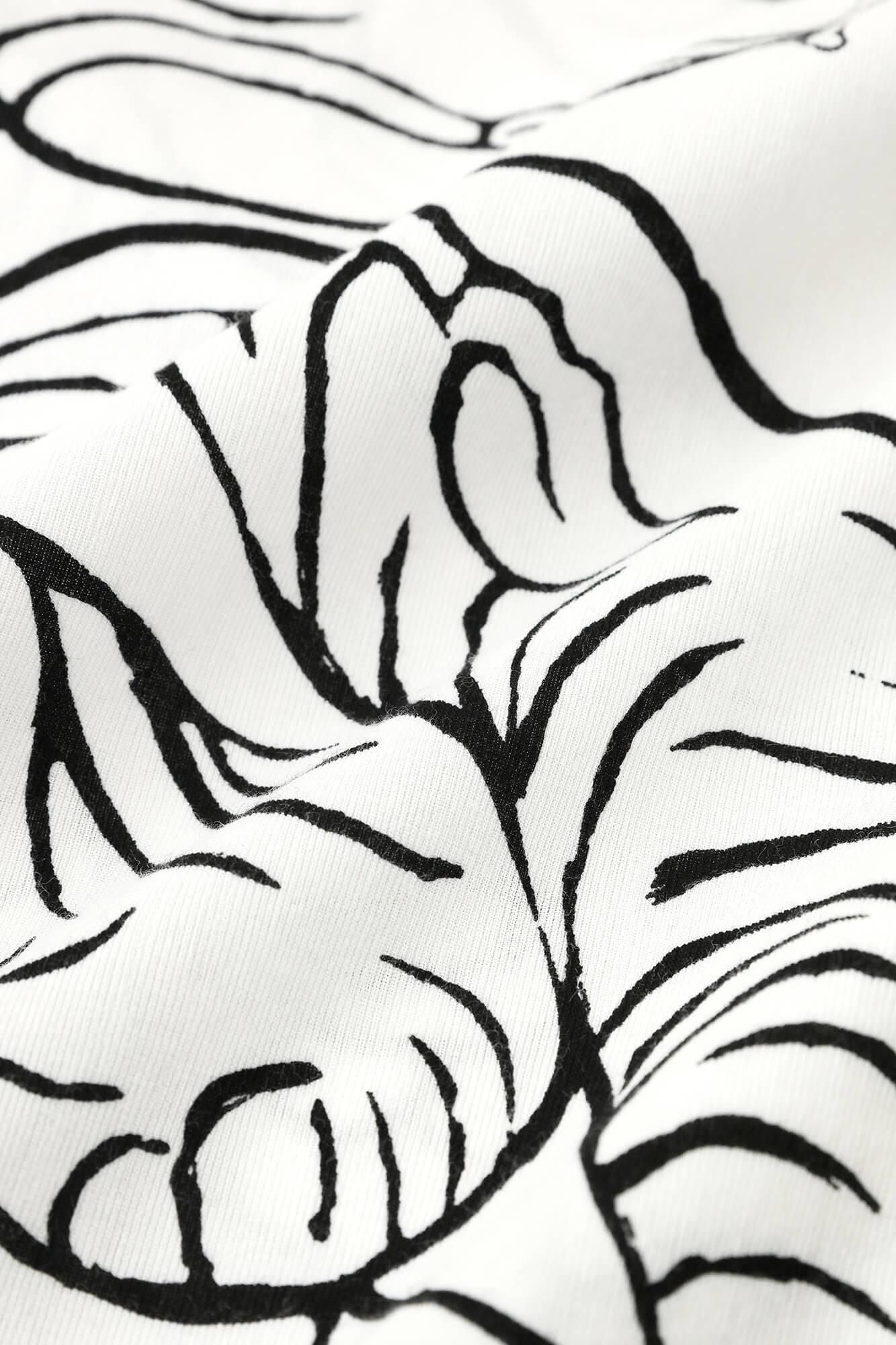 高島縮棉 40/40 短袖上衣/flying elephants