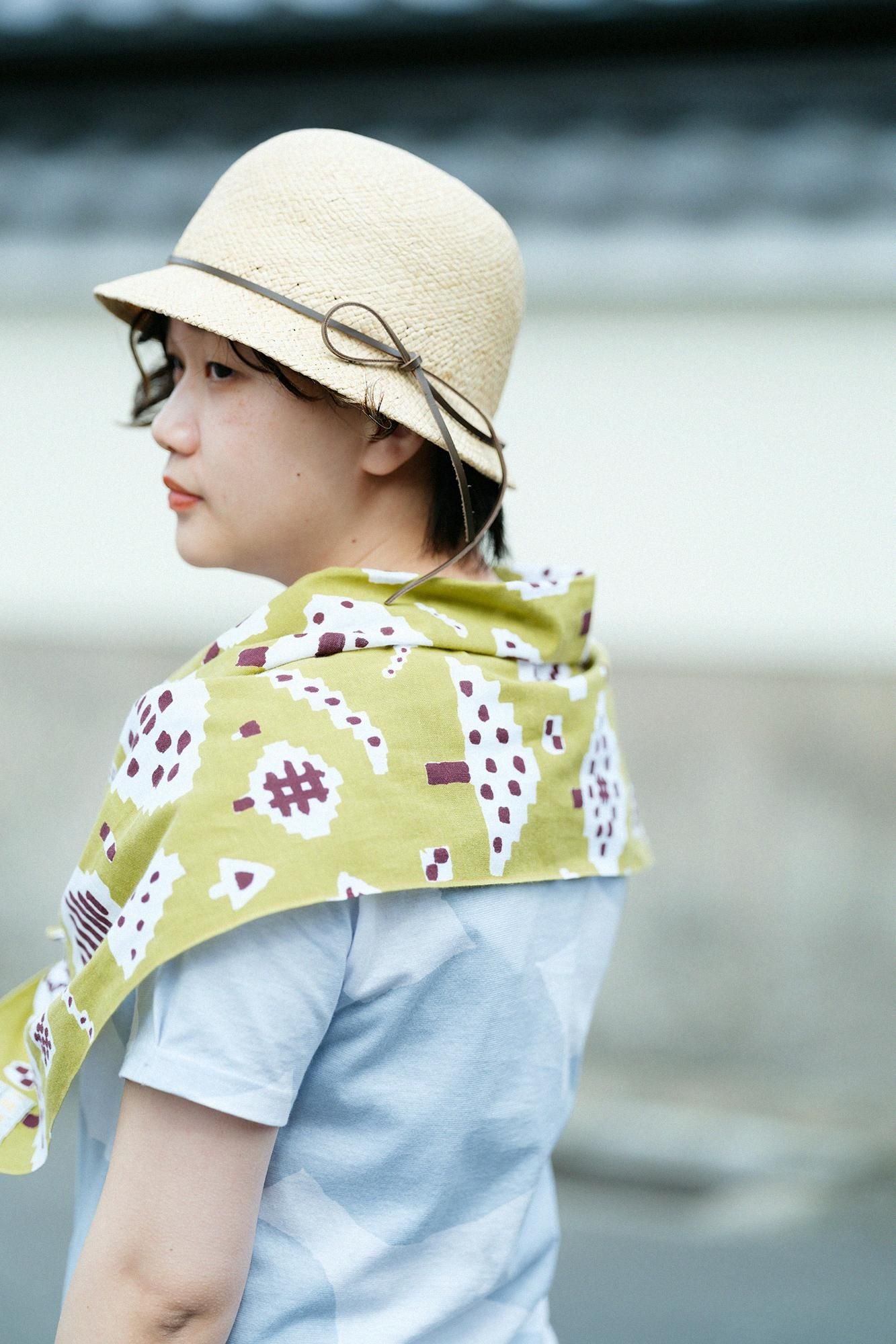 伊勢木棉 圍巾 短版/公園