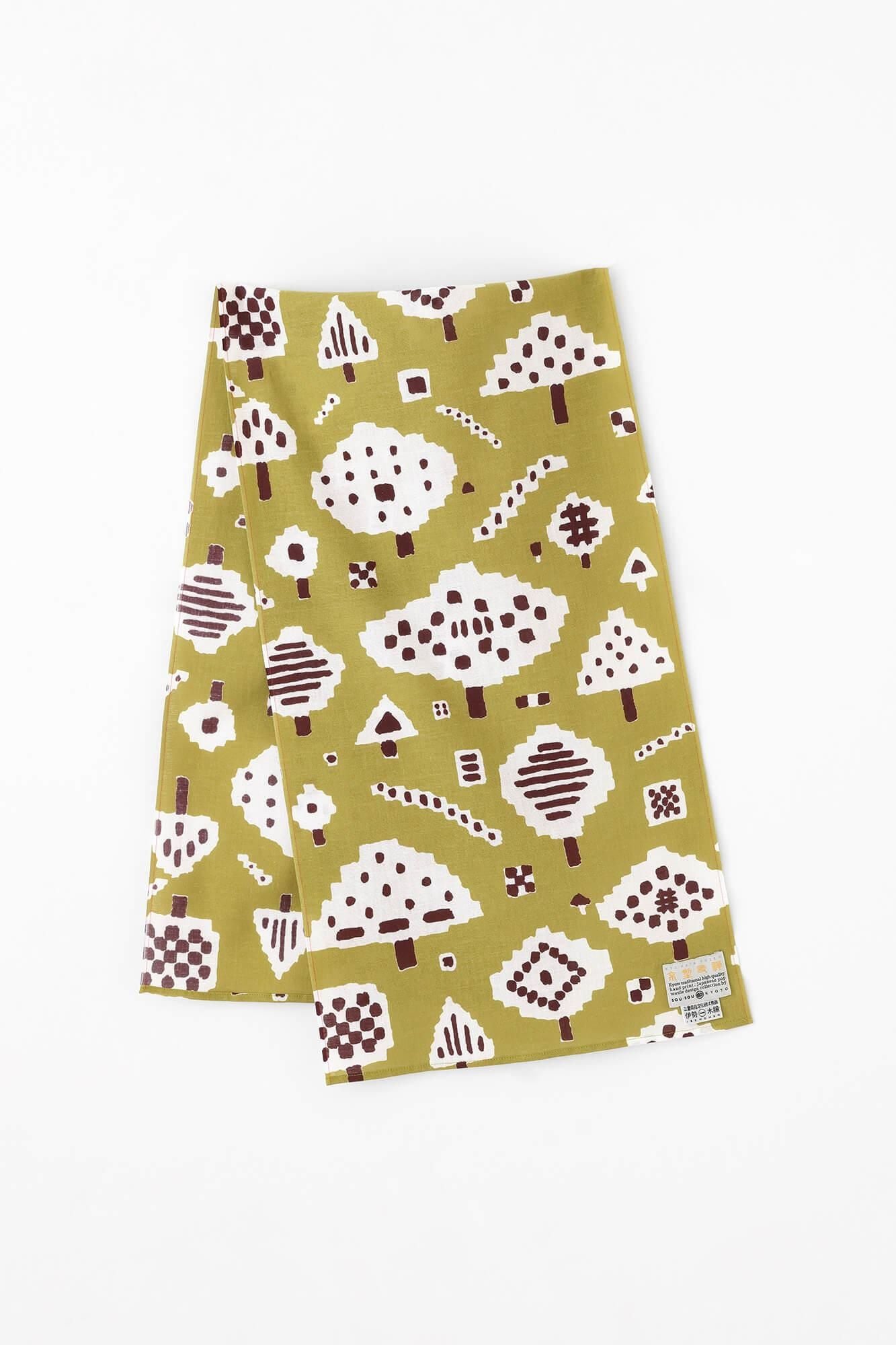 伊勢木棉 圍巾 短版/公園