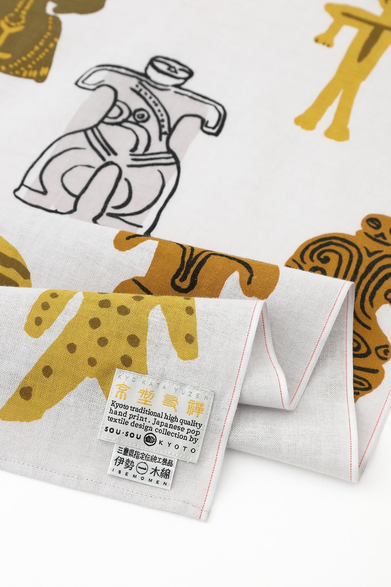 伊勢木棉 圍巾 短版/土偶