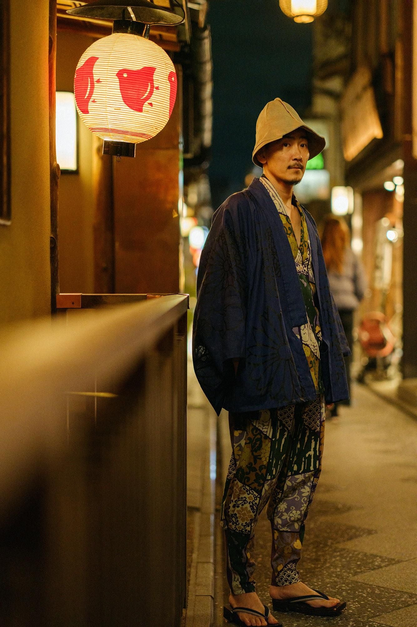 高島縮棉 40/40風靡 上衣/金銀襴緞子等縫合胴服 再現