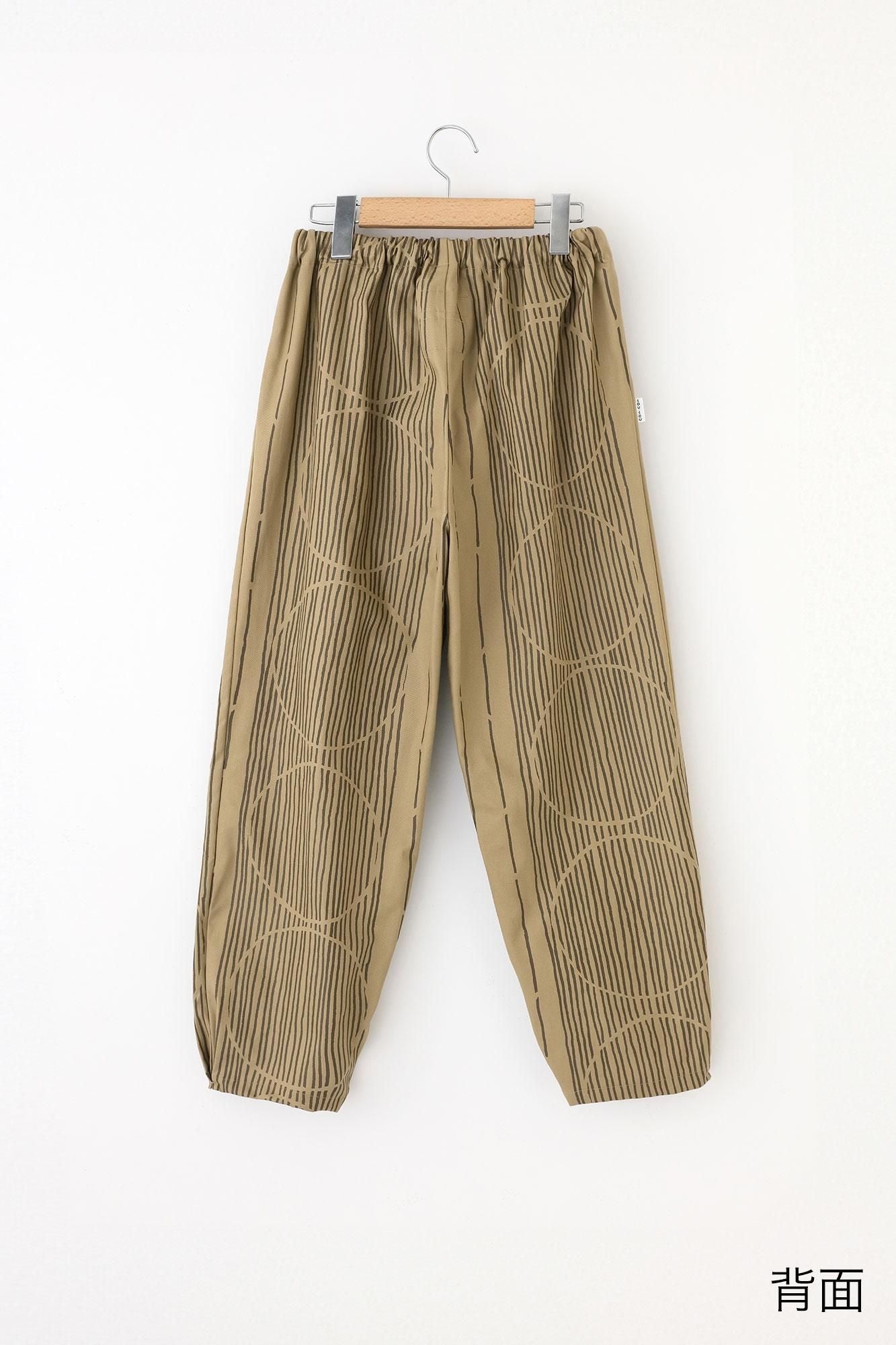 斜紋織 工人褲/水屋 桑染色