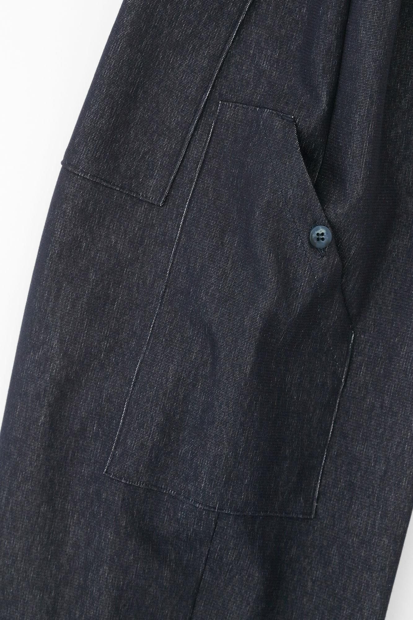 【期間限定10%OFF】Corcoran×Vertical(R)針織BIKE 修腿馬術褲/混藍色(※預計於4月29日~5月2日左右發貨)