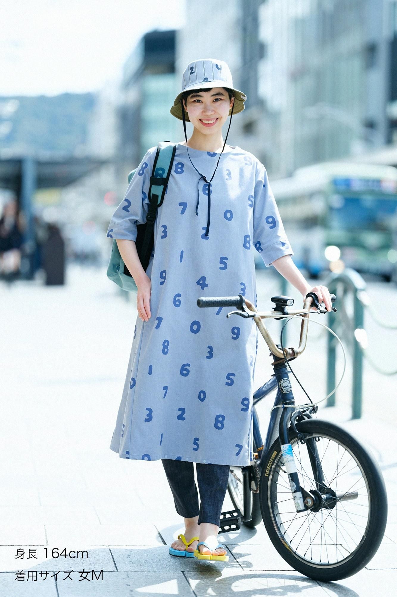 棉X Coolmax(R)自行车连衣裙/SO-SU-U