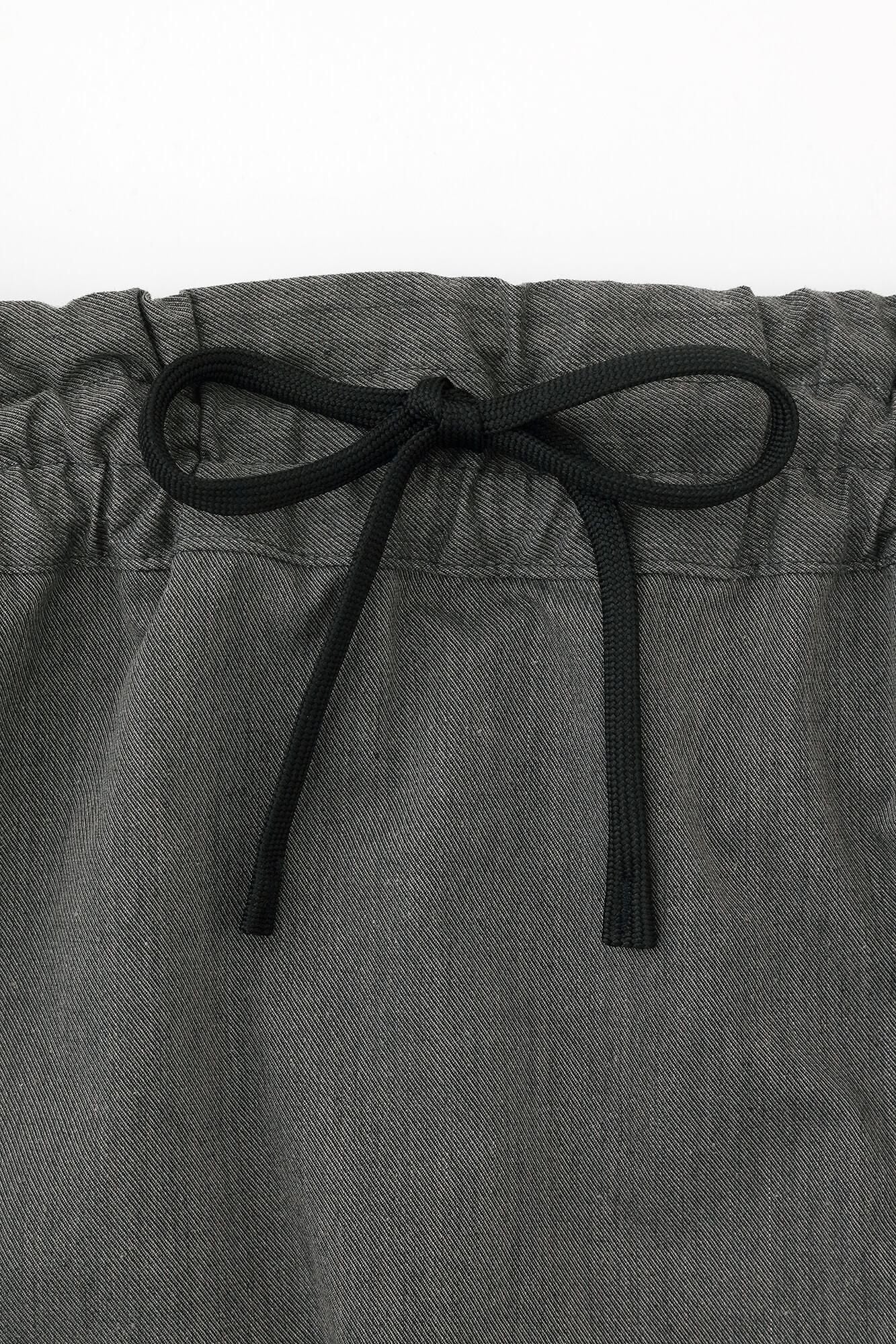 【期間限定10%OFF】棉×Coolmax(R)斜紋布大文字山 飛鼠褲/混黑色(※預計於4月29日~5月2日左右發貨)