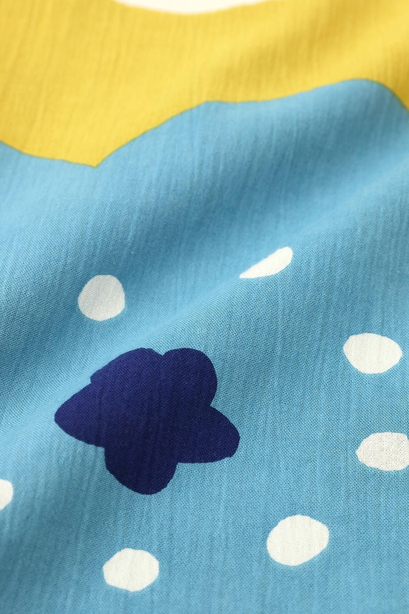 【Online】Chizimi Cotton 20/20 Short Sleeve Shirt/Smile Golden Yellow(KogaNecolour)