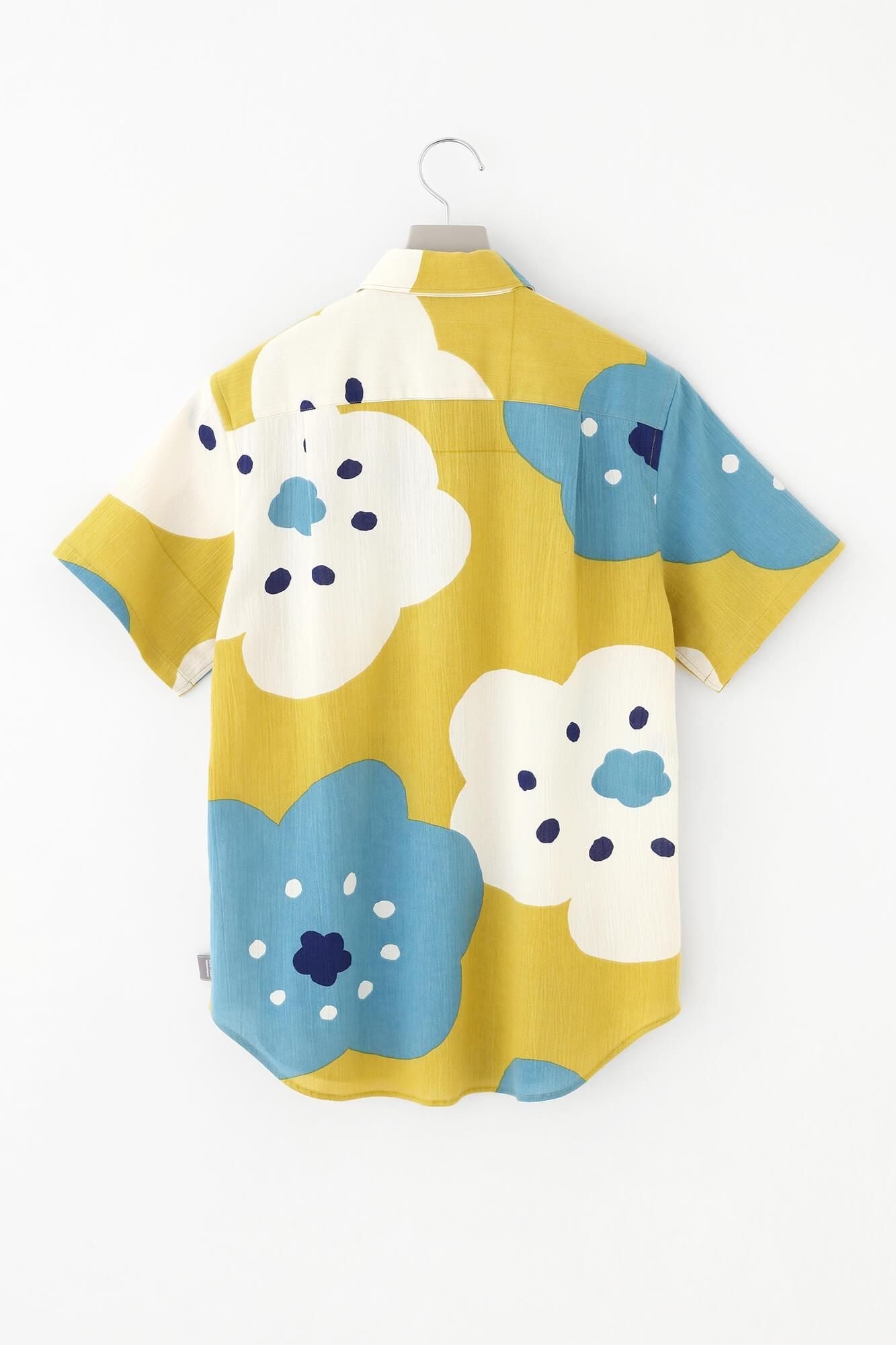 【Online】Chizimi Cotton 20/20 Short Sleeve Shirt/Smile Golden Yellow(KogaNecolour)