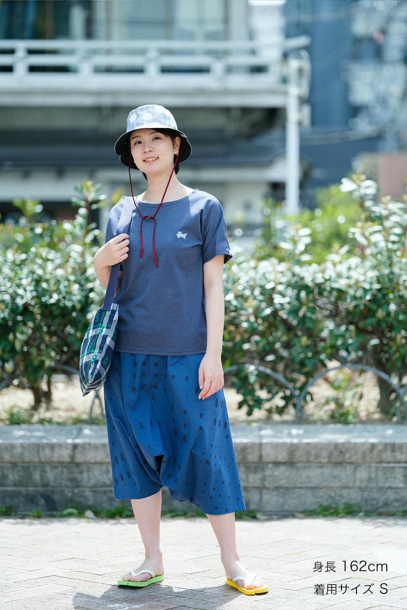 【net limited】KanoGorgeousNiTsuTo Die-cut T-shirt/Heather Navy×Heather Blue