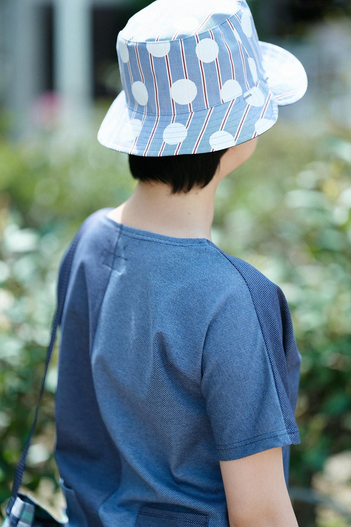 【net limited】KanoGorgeousNiTsuTo Die-cut T-shirt/Heather Navy×Heather Blue