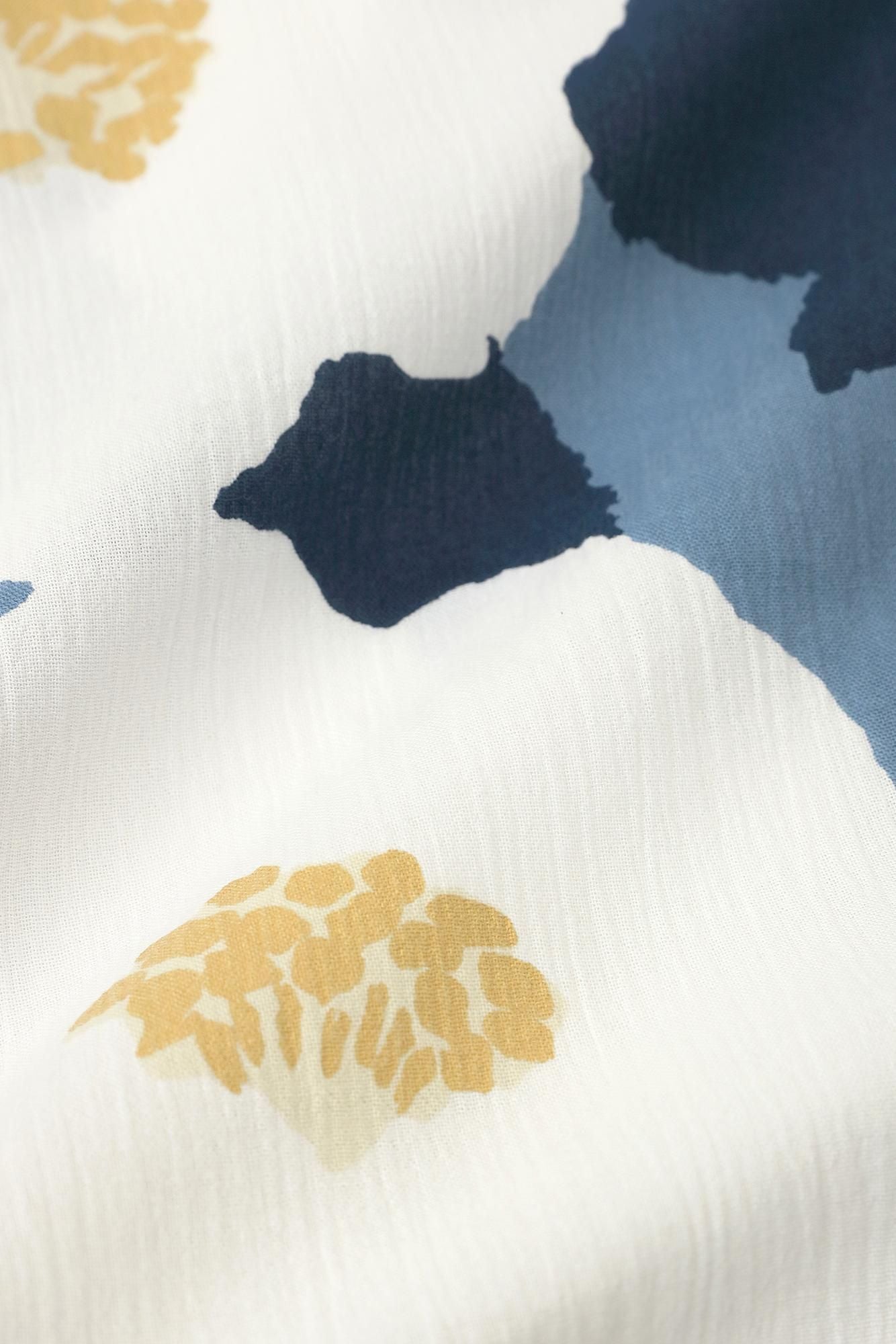 【期間限定10%OFF】高島縮棉 20/20立領短袖襯衫/春蘭(※預計於4月29日~5月2日左右發貨)