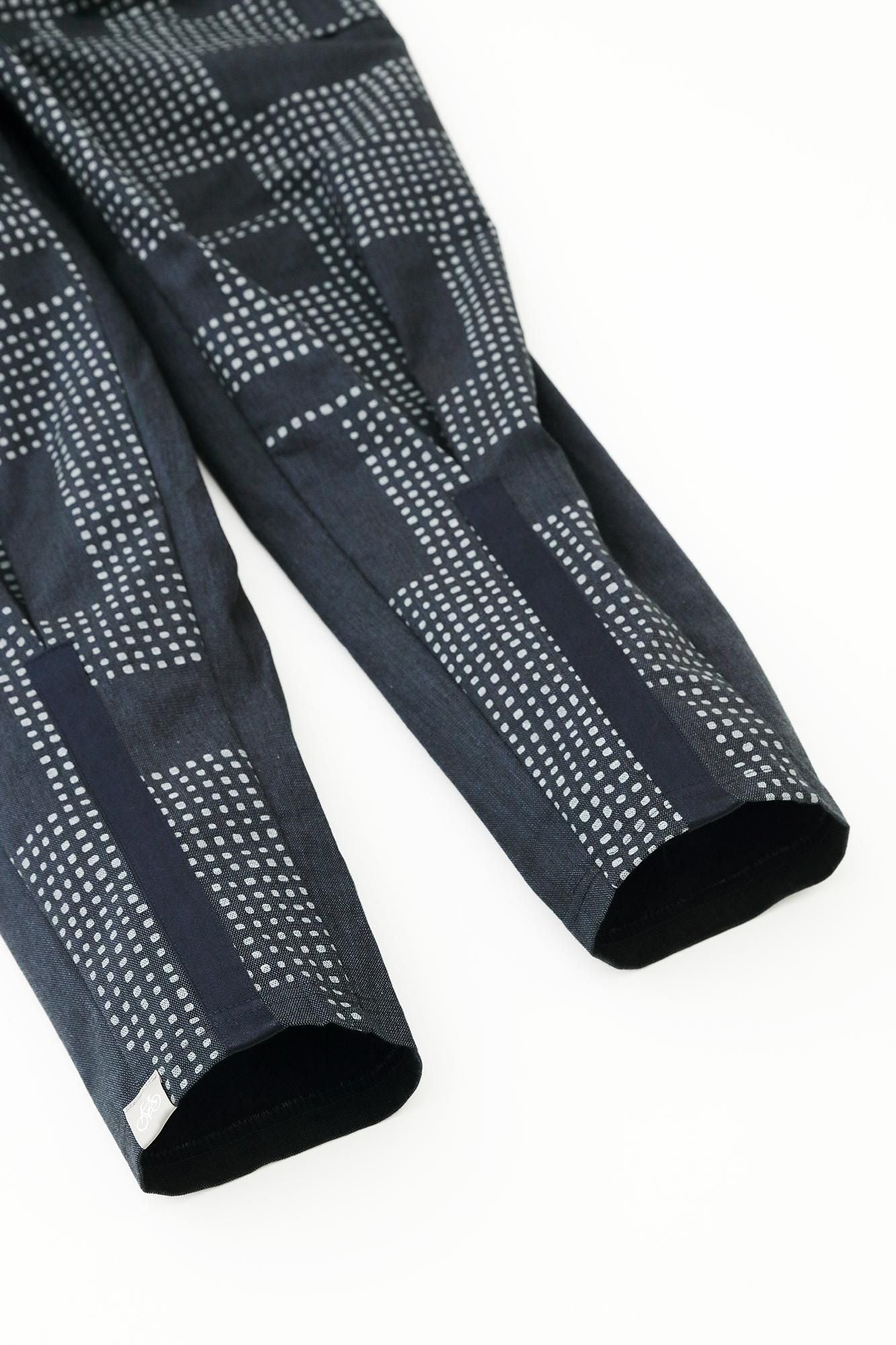 【期間限定10%OFF】棉×Coolmax(R) BIKE 修腿馬術褲/深藍×影(※預計於4月29日~5月2日左右發貨)