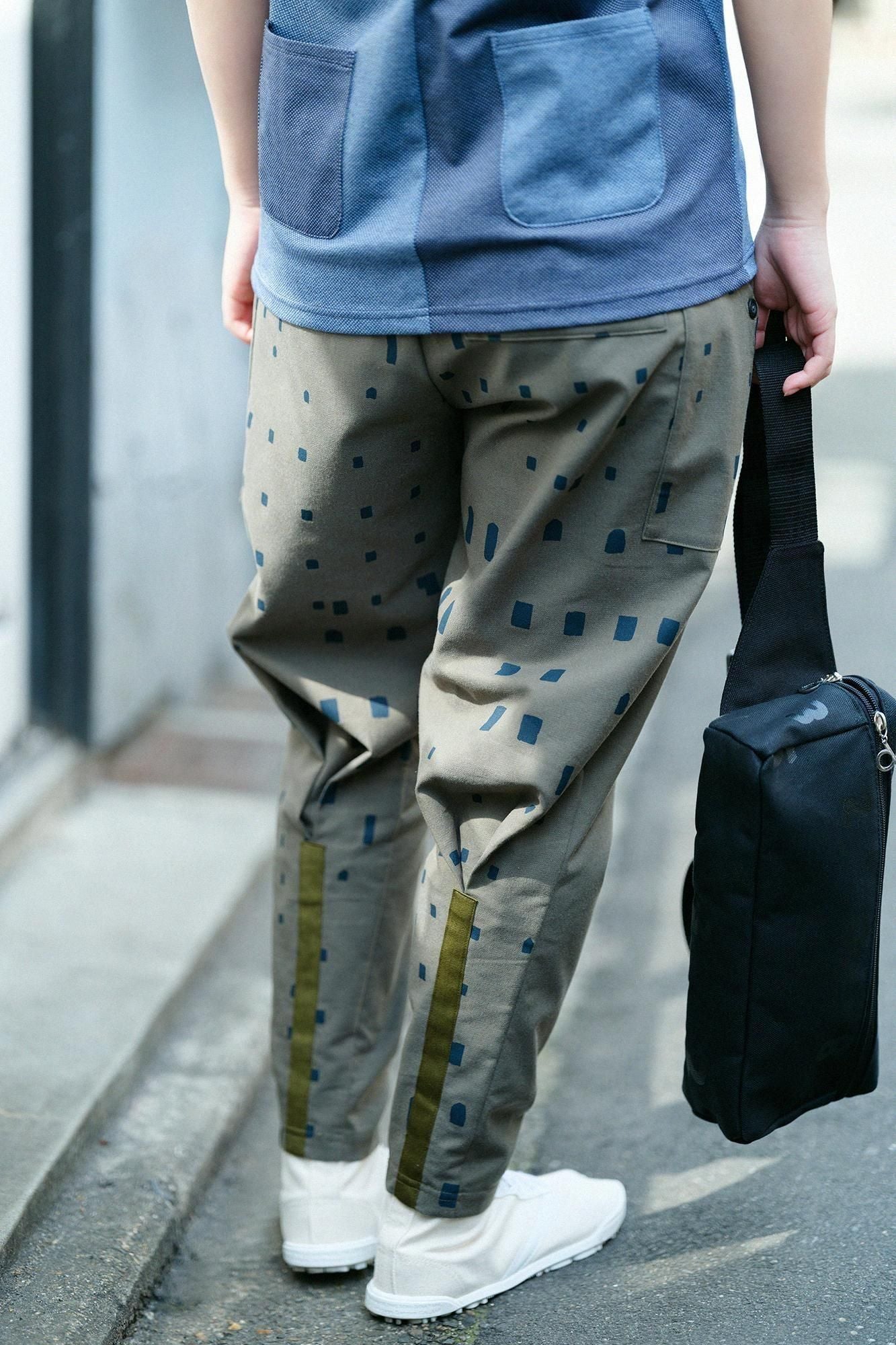 Cotton × Coolmax(R) BIKE Jodhpur / Olive Green × Windows