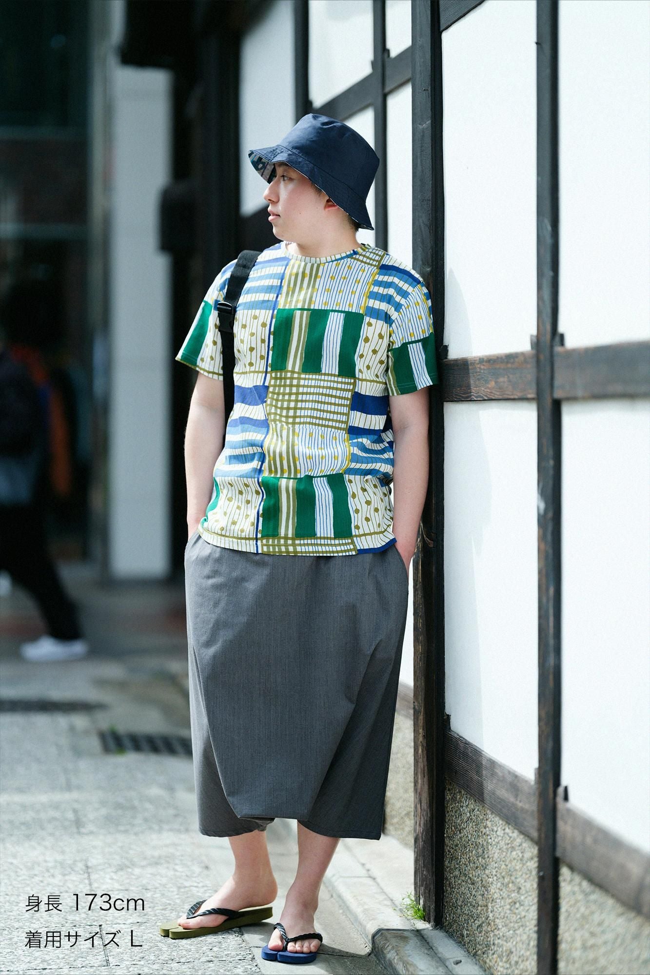 Takashima chiku 40/40短袖T恤/分层(Kasane)