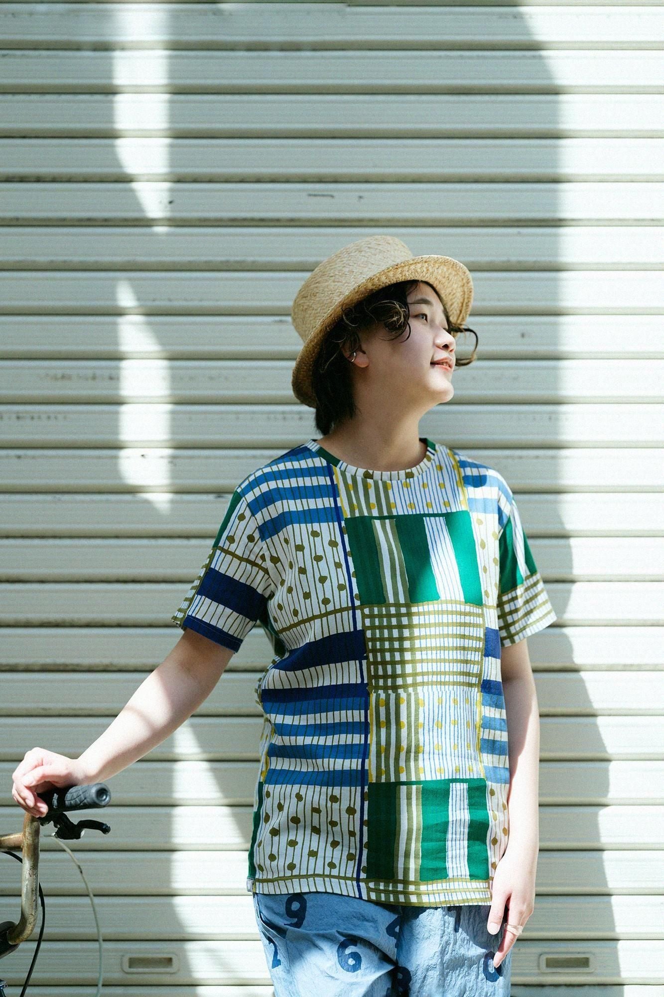 Takashima chiku 40/40短袖T恤/分层(Kasane)