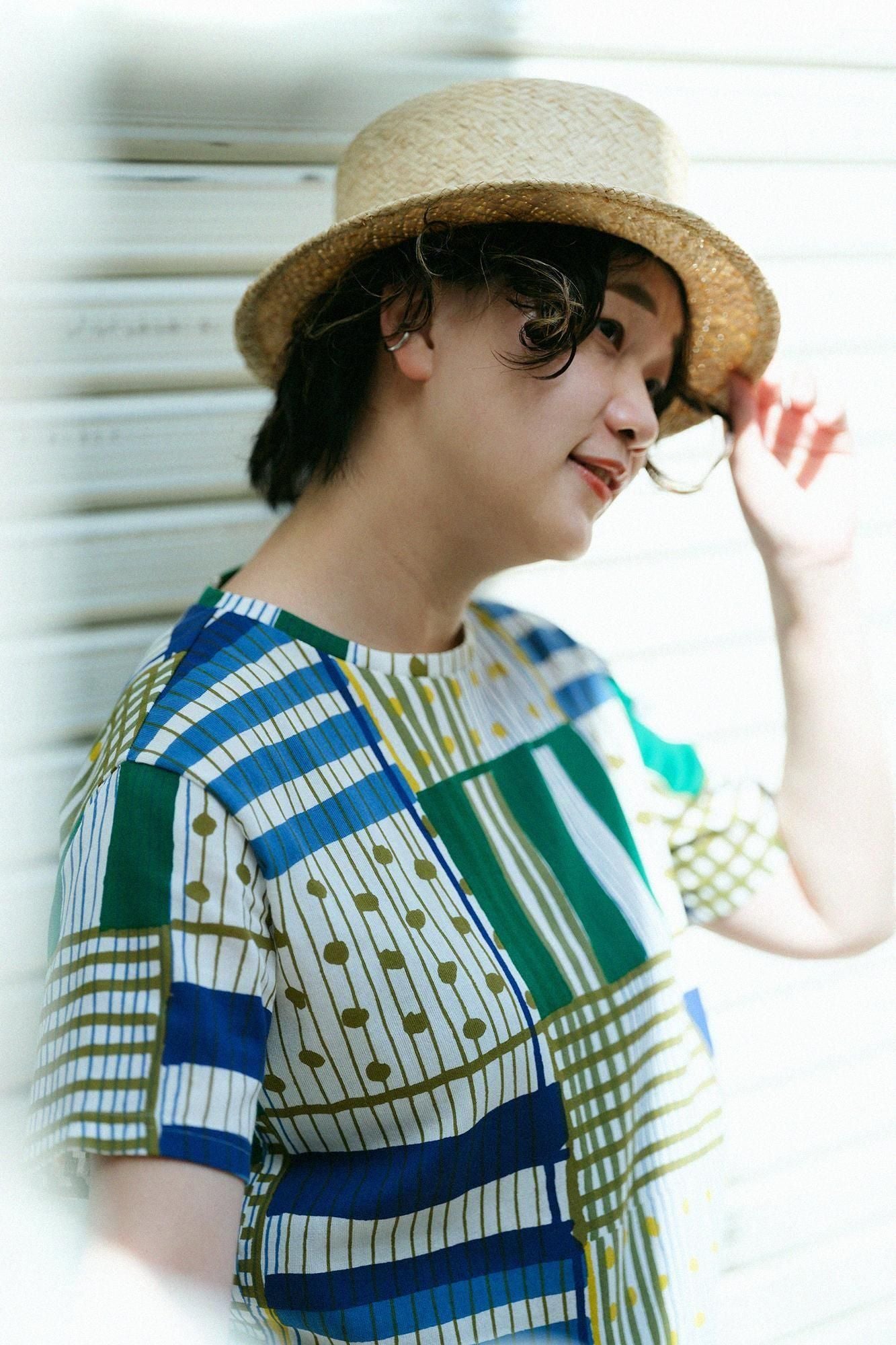 Takashima chiku 40/40短袖T恤/分层(Kasane)