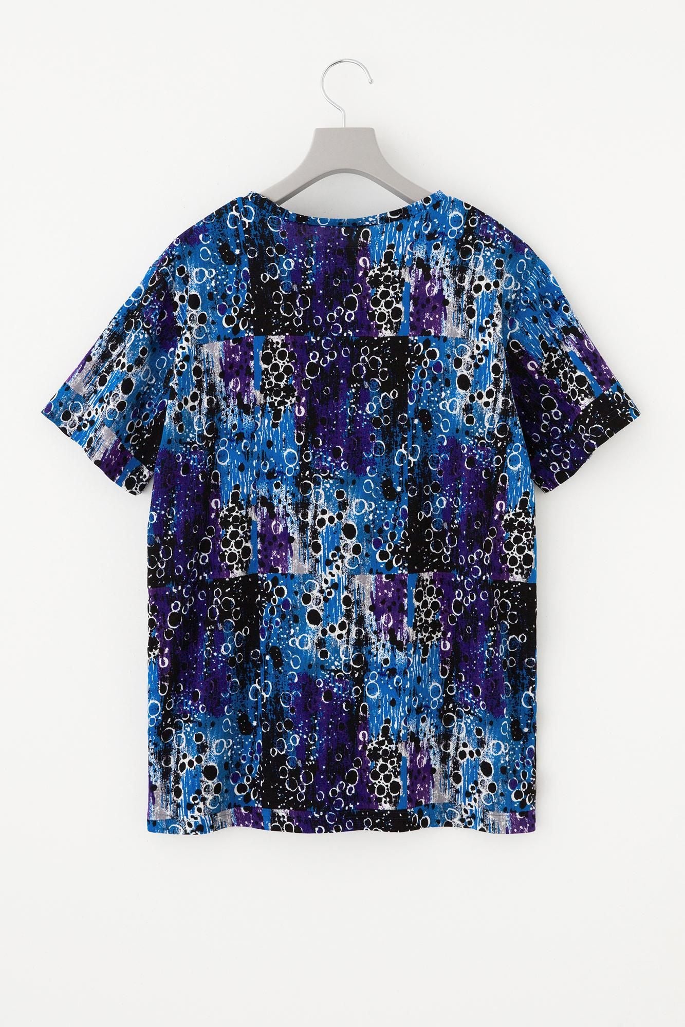 Chizimi Cotton 40/40 Short Sleeve T-shirt / Tenmoku