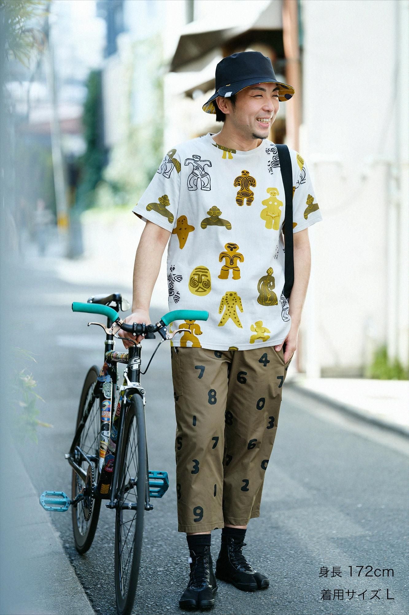 Chizimi Cotton 40/40 Short Sleeve T-shirt / Clay Figure