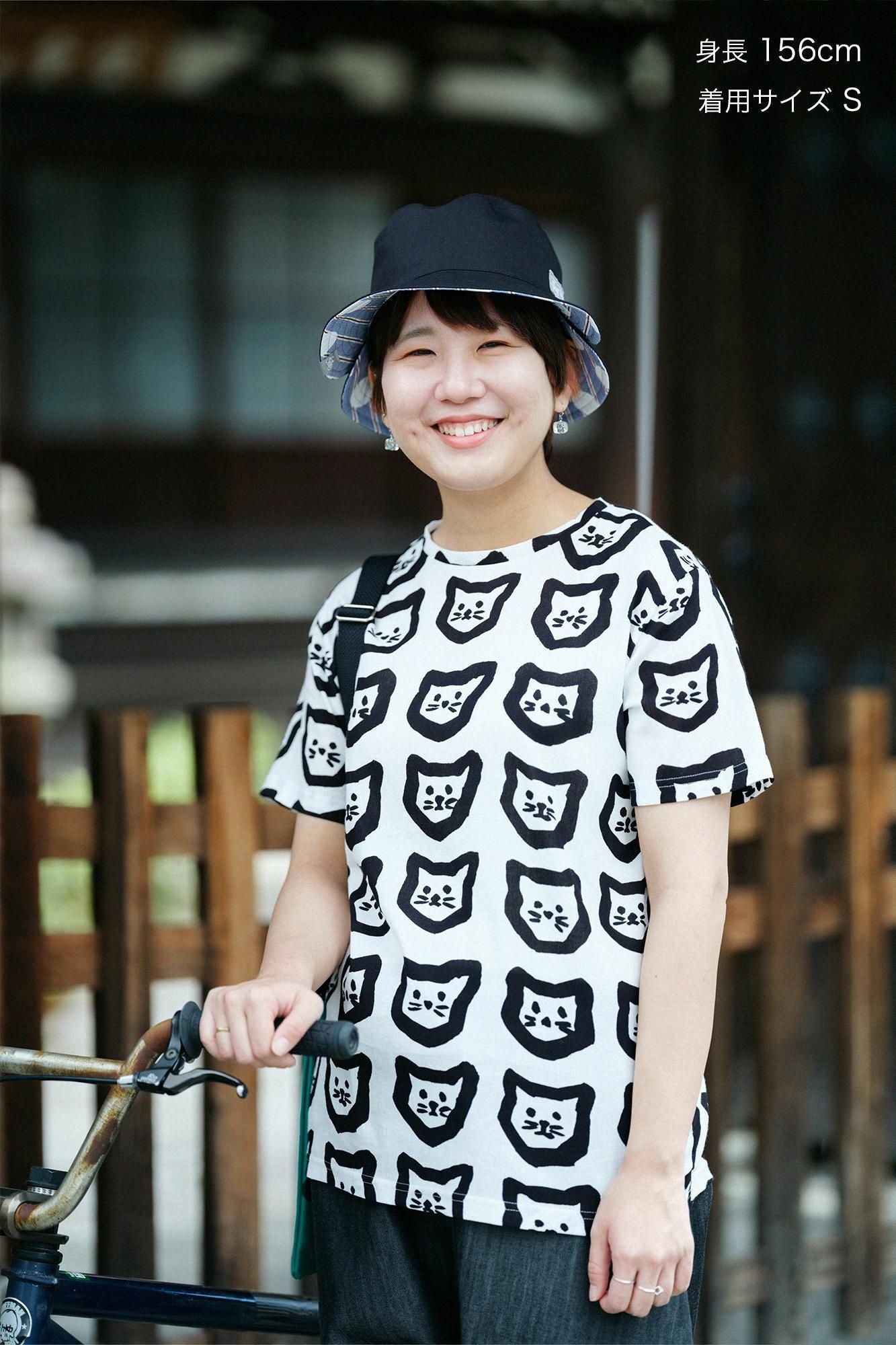 타카시마치지미 40/40 반팔T셔츠/코네코마바라