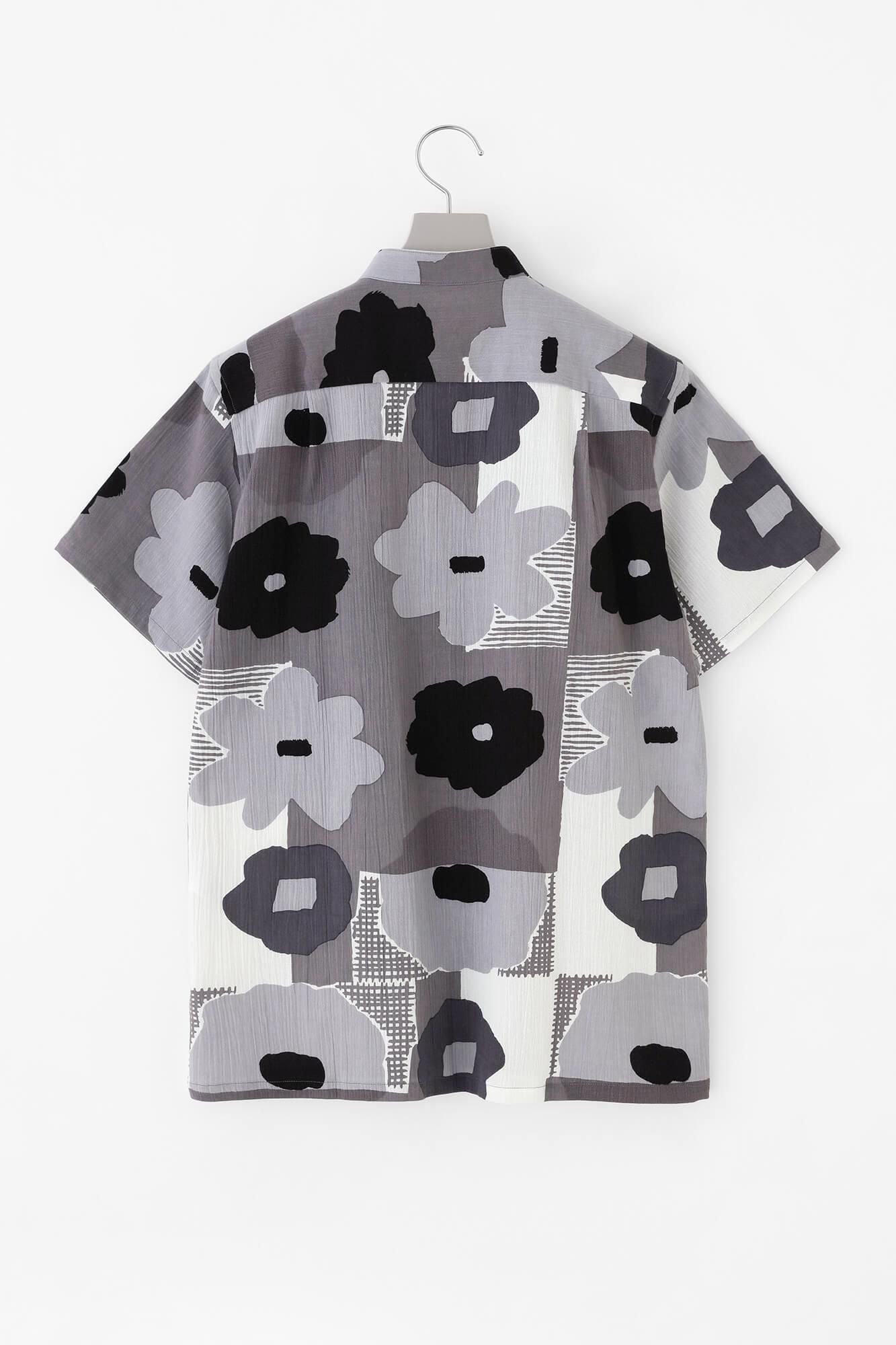 takashima chiku 20/20支架领子短袖衬衫SP/Oshihana