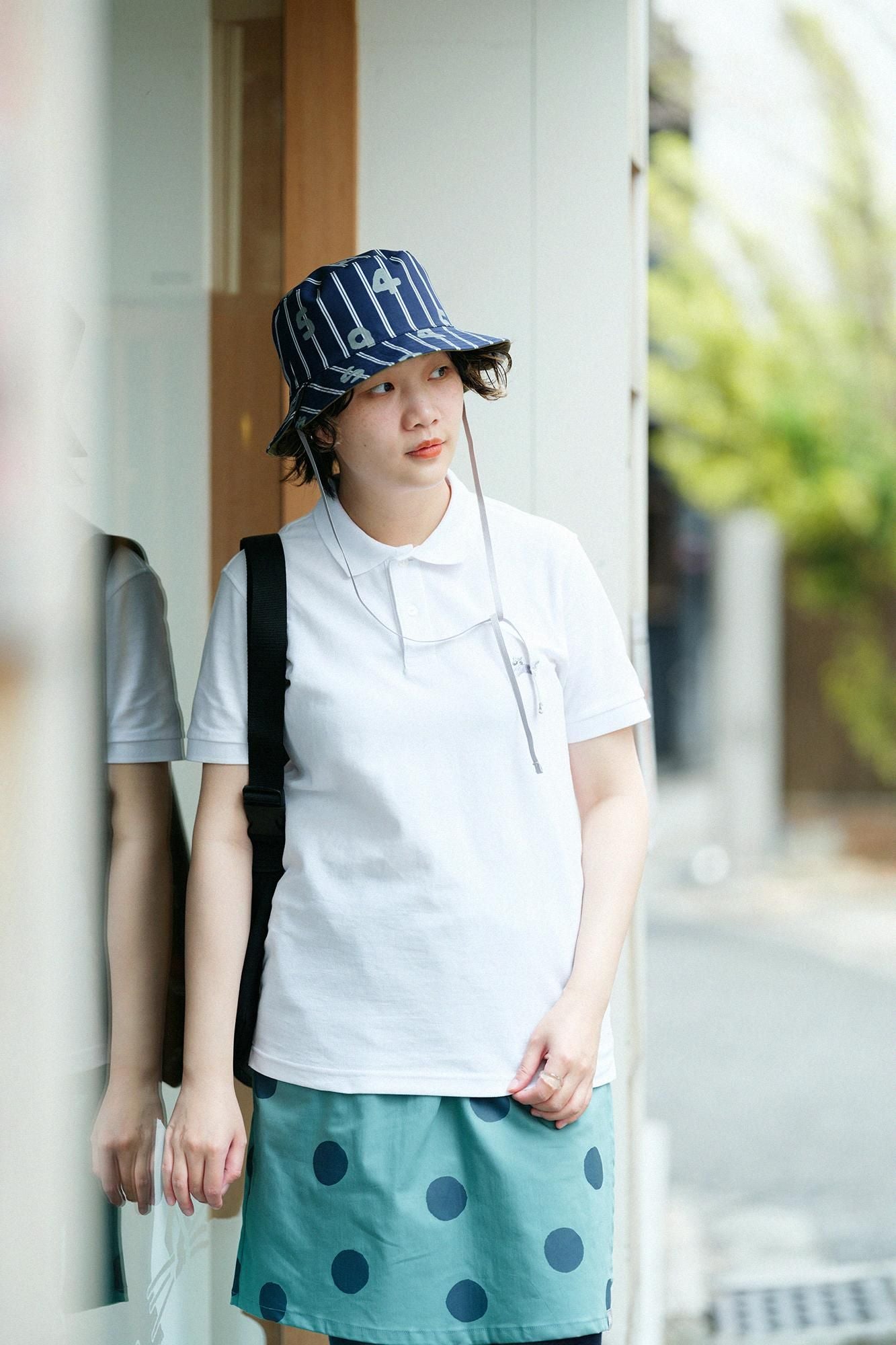 驱逐短袖polo衬衫/白色